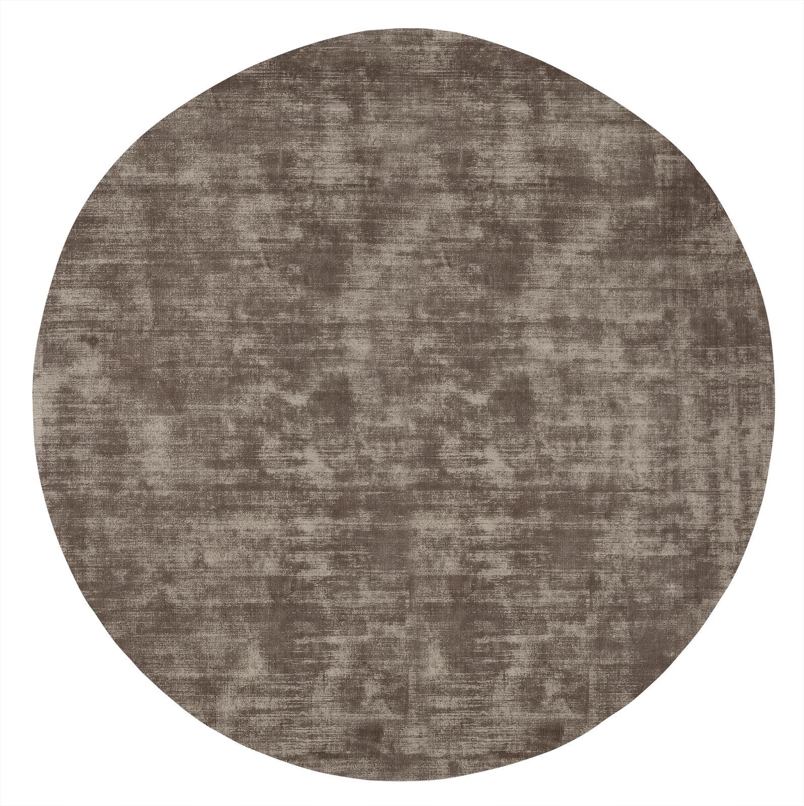 MUST Living La Belle Rond Vloerkleed 150 cm – Luxe Groen Viscose