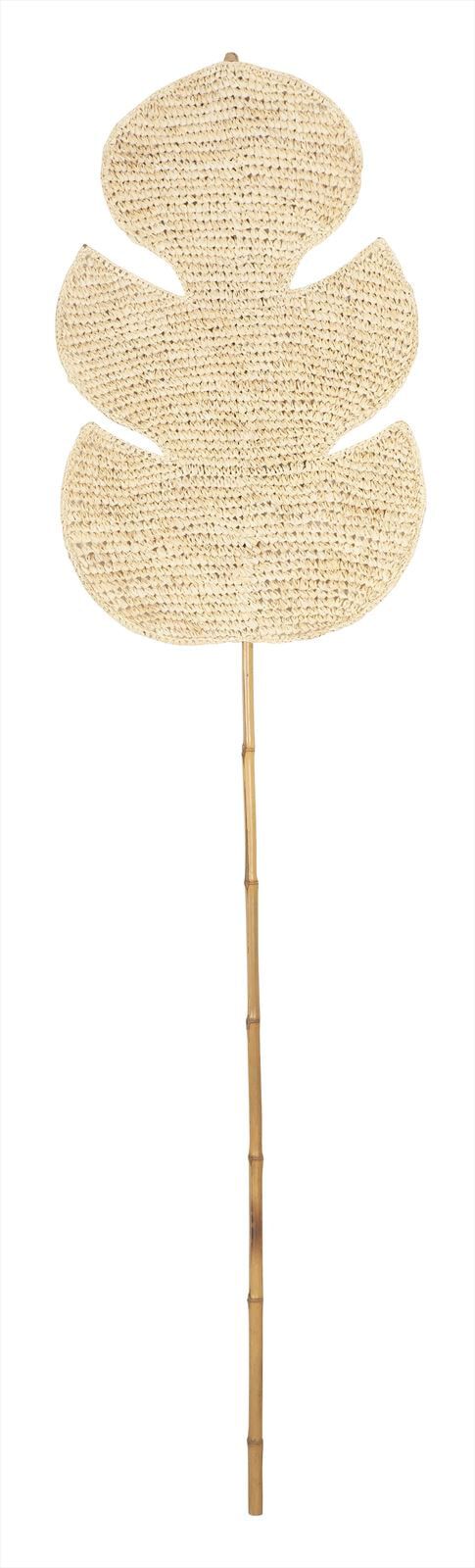 MUST Living Ornament Persica Blad – Warm Bruin Jute kunstwerk, 180 cm