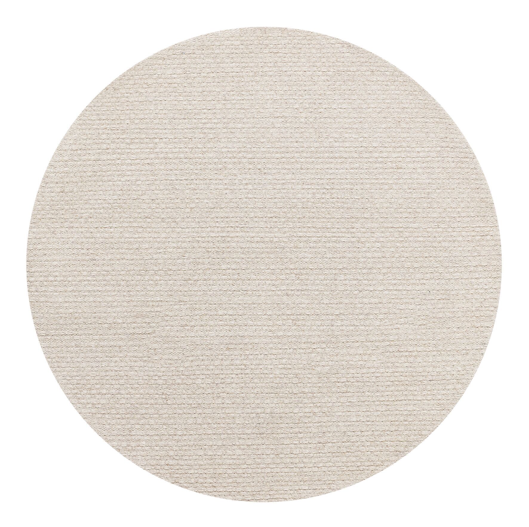 MUST Living Rond Vloerkleed Nirvana 150 cm – Tijdloos beige comfort voor elke ruimte