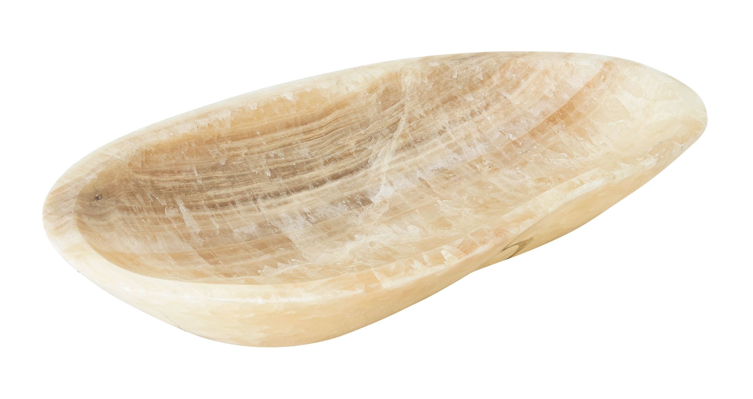 MUST Living Schaal Bean Onyx – Luxe Beige Accessoire voor Elk Interieur