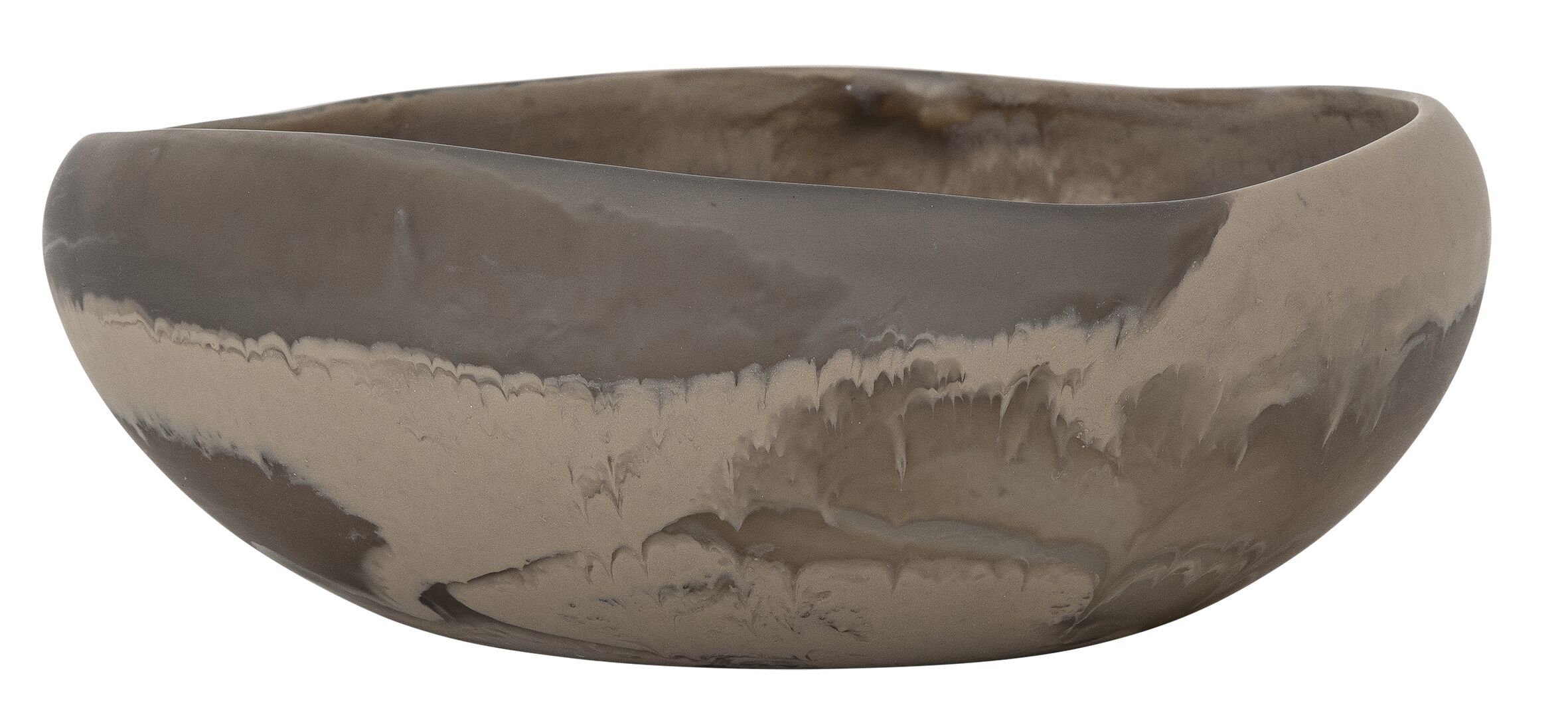 MUST Living schaal Rafael – stijlvolle zwarte en bruine resin decoratie van 25 cm