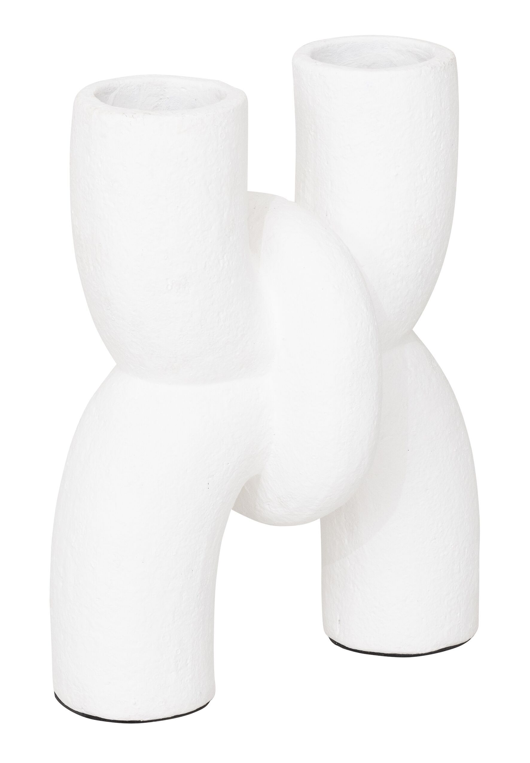 MUST Living Spiral Vaas Terracotta – Elegante Witte Accent voor elk Interieur