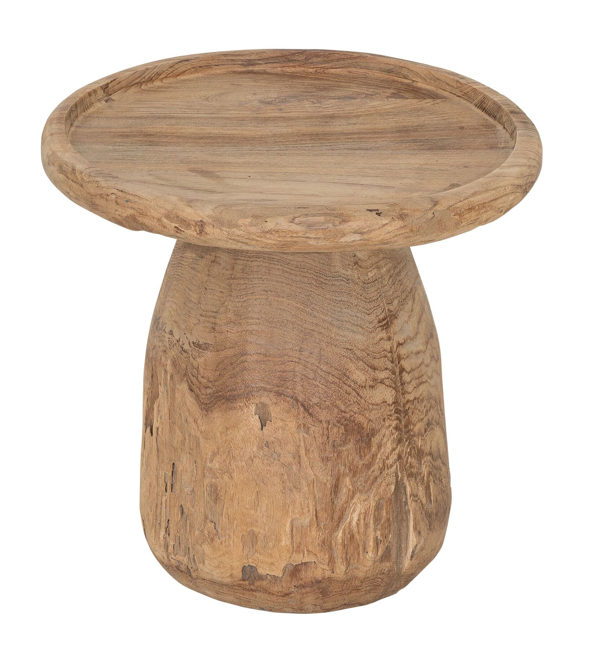 MUST Living Tambora Bijzettafel Ø50 cm – Duurzaam Teakhouten Design voor Iedere Woonkamer