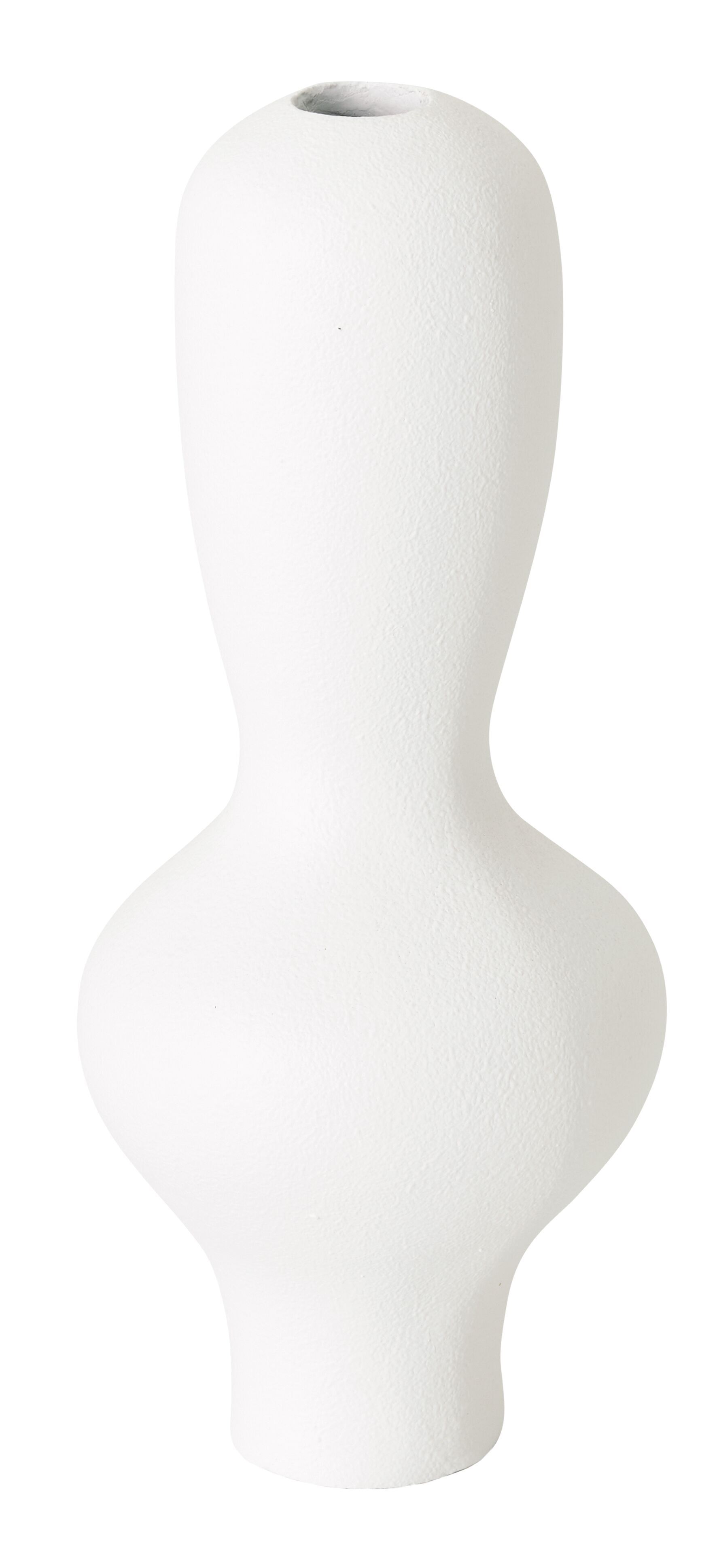 MUST Living Vaas Bowling – Strakke Witte Elegantie voor Elk Interieur
