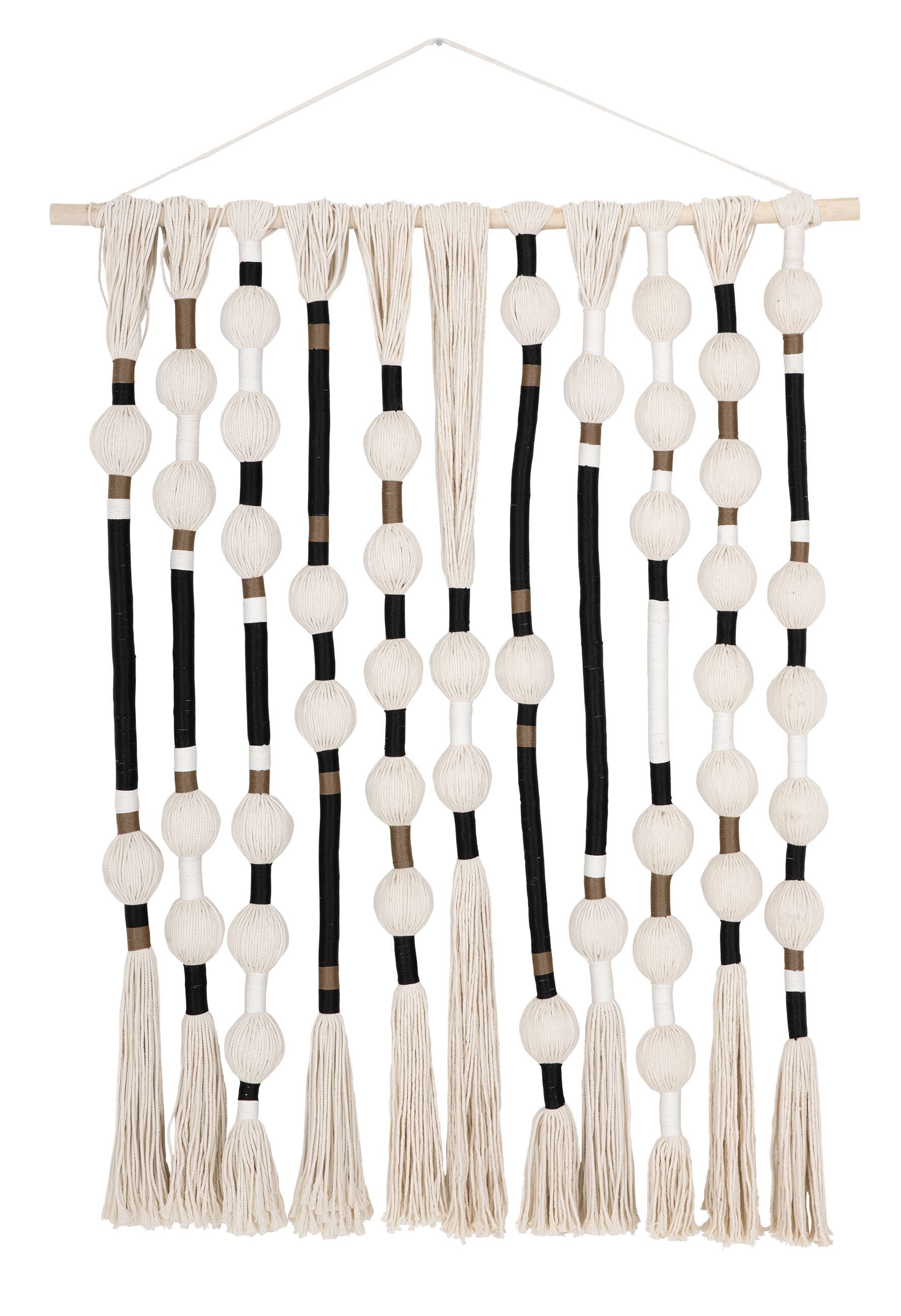 MUST Living Wandpaneel Belize – Levendig, Meerkleurig Katoen Kunstwerk voor elke Wand