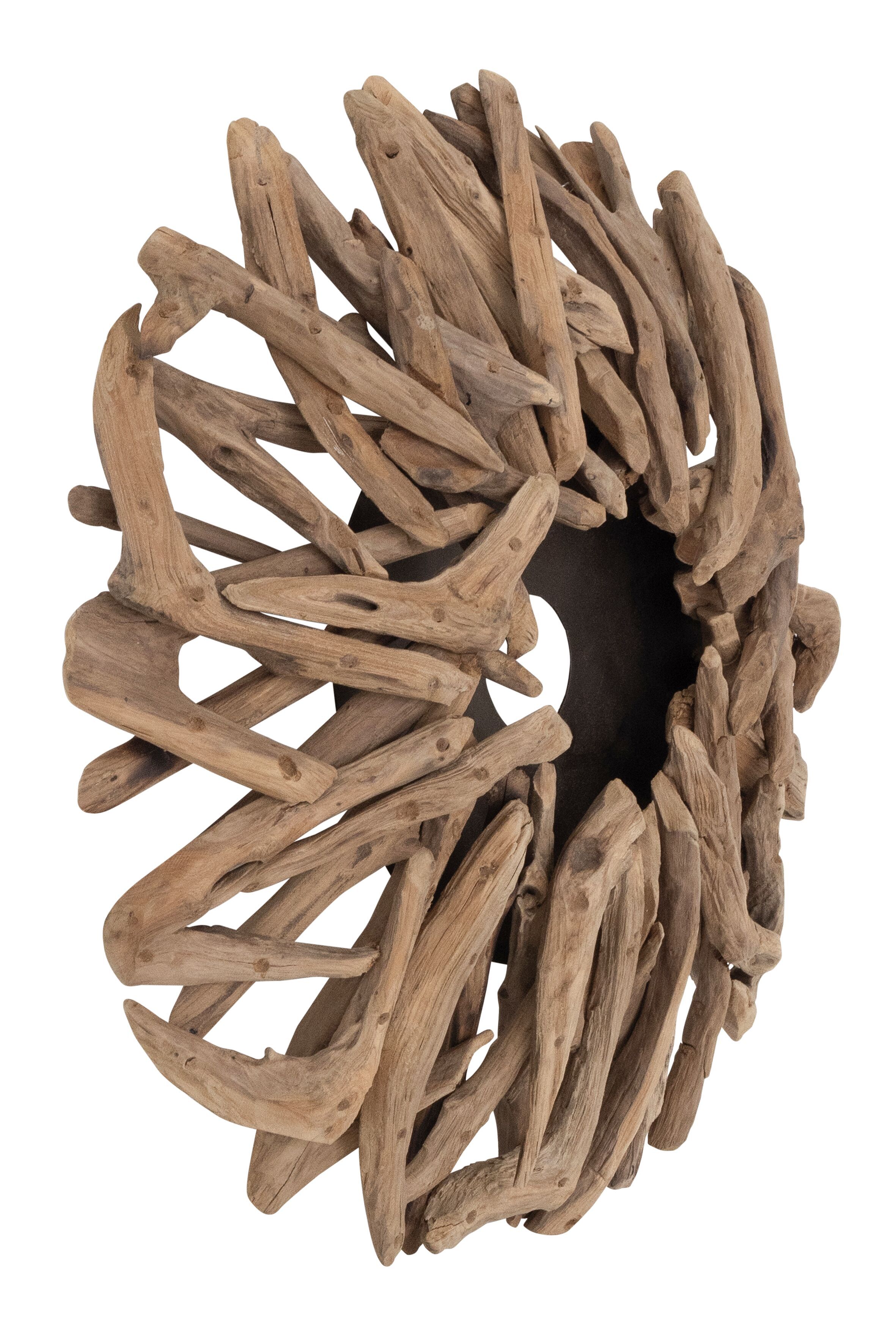 MUST Living Zena Wandlamp – Natuurlijke Elegantie in Teakhout