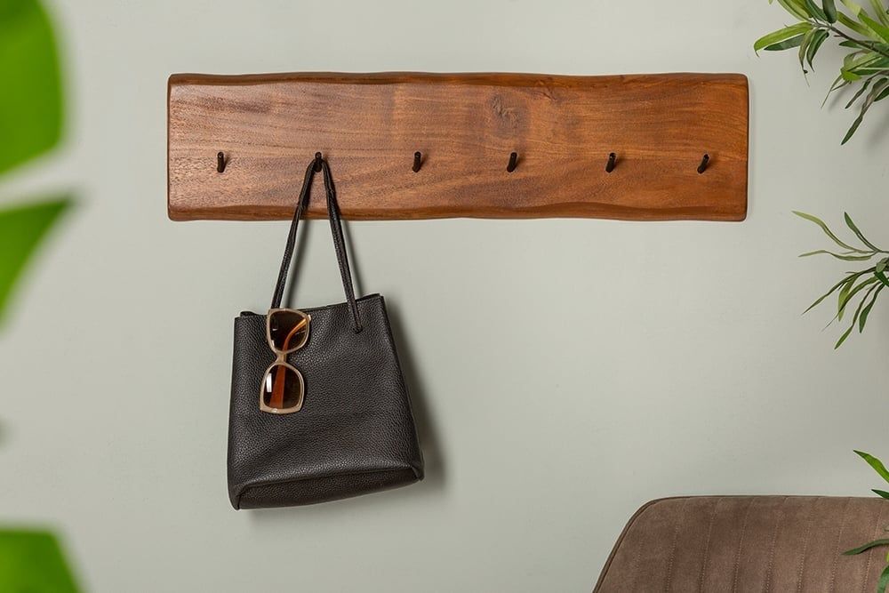 Muurgarderobe Mammut 80 cm – Acacia honing – stijlvol & functioneel