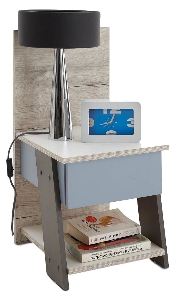 Nachtkastje Nona – stijlvol en functioneel in zand eiken (70 cm)