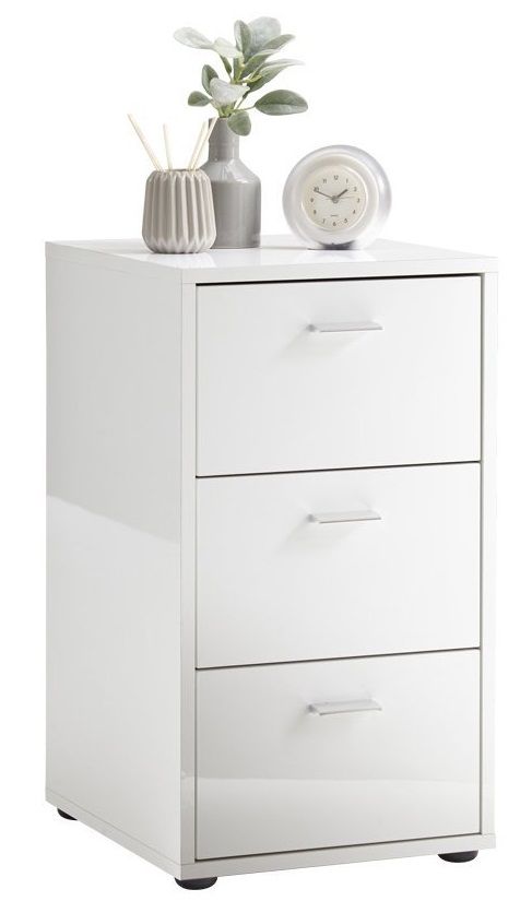 Nachtkastje Virginia Small – Hoogglans Wit van FD Furniture