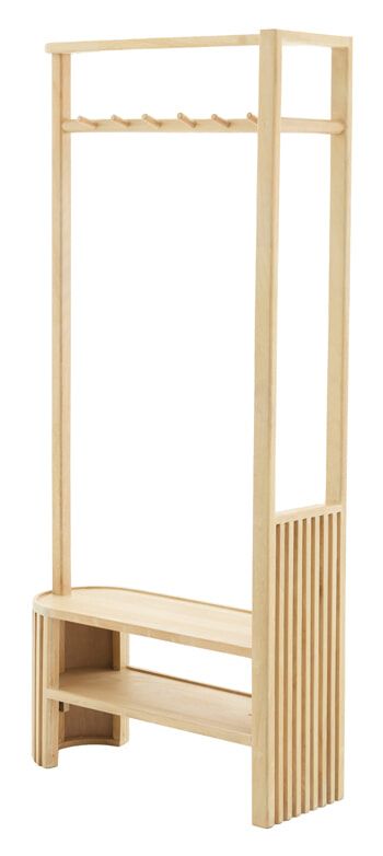 Naturele Mangohouten Staande Kapstok Gaios van Light & Living – 180 cm