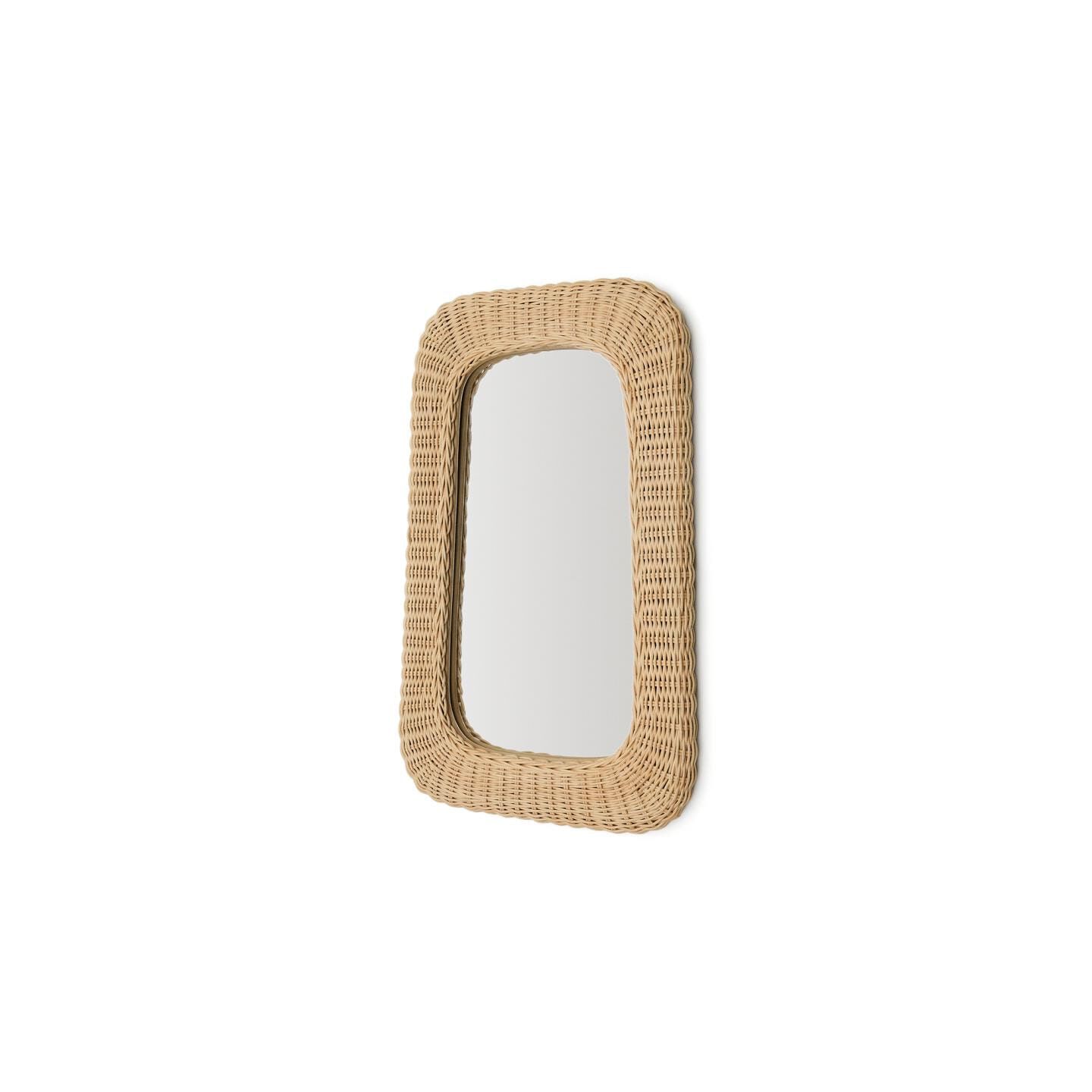 Naturele rotan spiegel Zilna – stijlvolle reflectie voor elk interieur