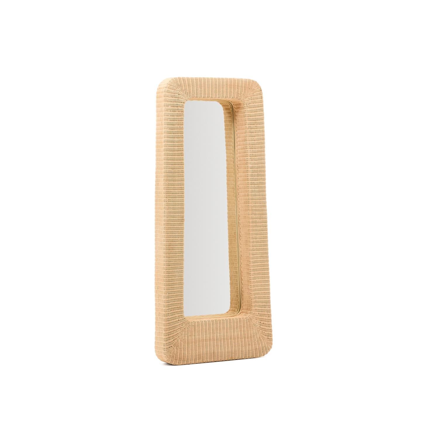 Naturele Rotan Spiegel Zilna van Kave Home – Warm design voor elke kamer