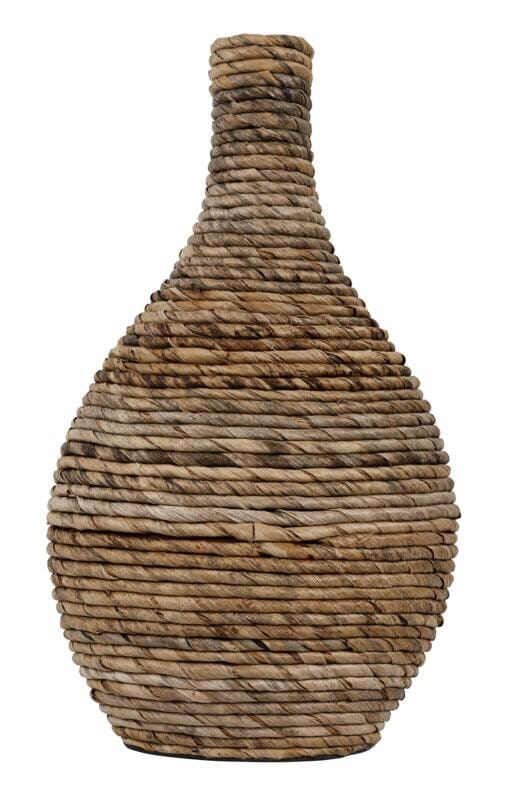 Natuurlijke MUST Living Amphora Vaas – Handgemaakt Bananenschors & Keramiek, 40 cm