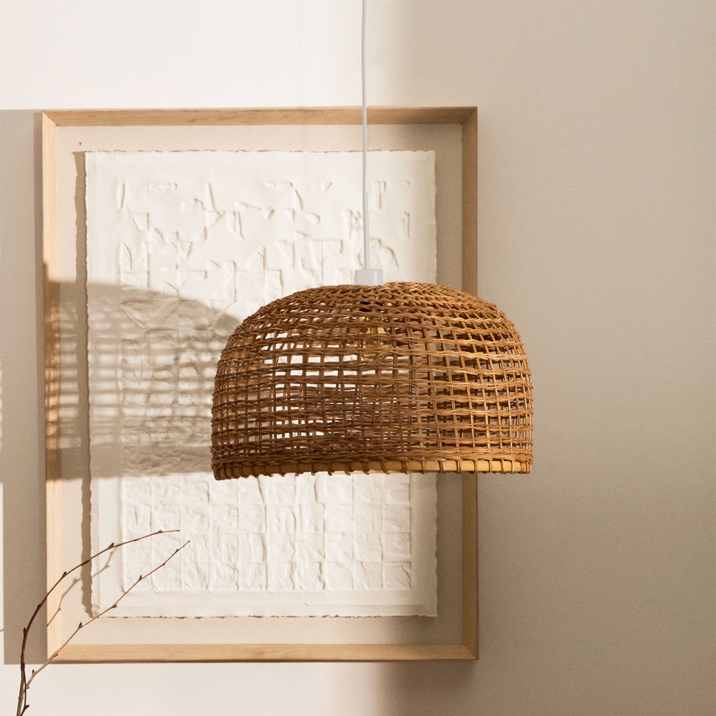 Natuurlijke Rotan Lampenkap Dakira – Kave Home 52 cm