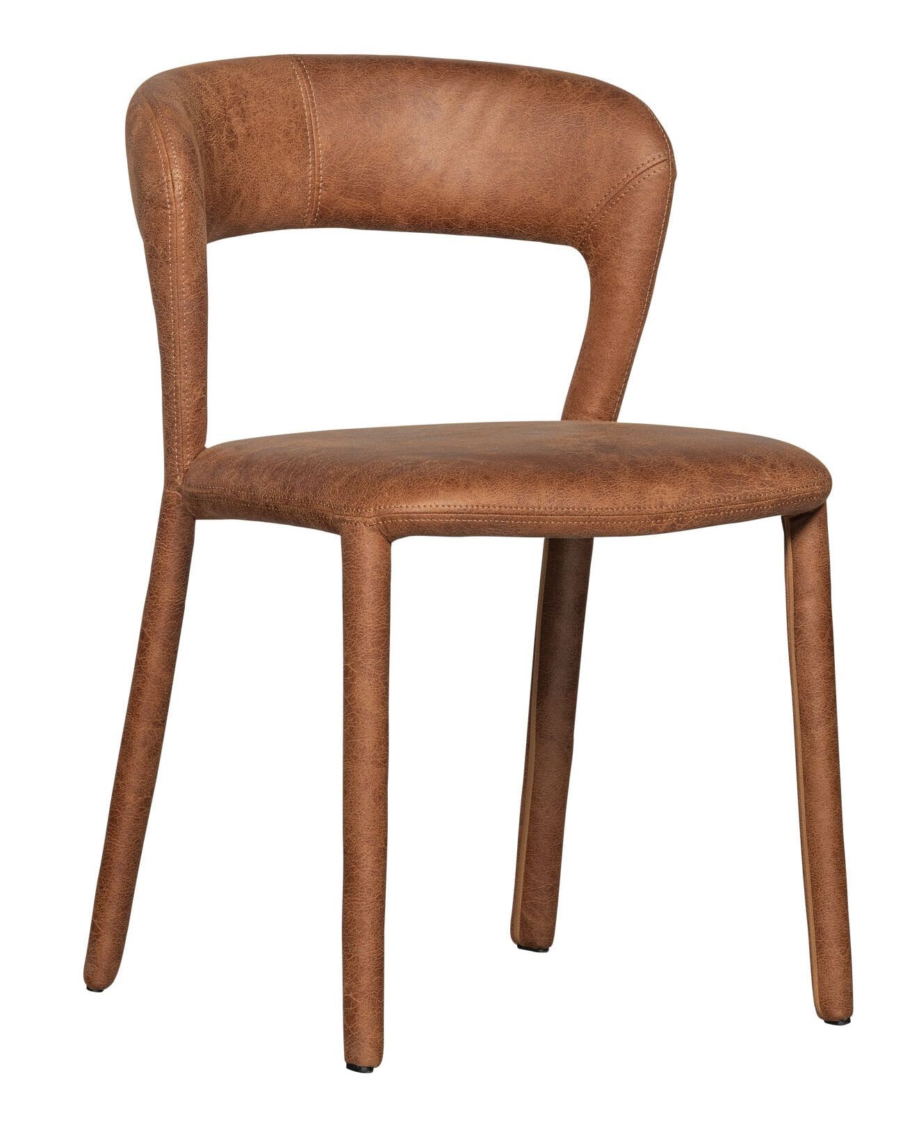 Noble Eetkamerstoel in Lederlook – Moderne Luxe voor Uw Eettafel