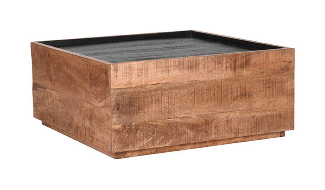 Noble Salontafel van LABEL51 – Vierkante Mangohouten Statement