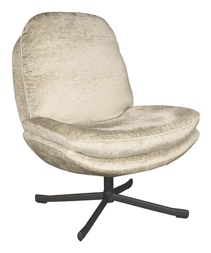 Noel Elegance Draaifauteuil – Tijdloze Beige Stof van LABEL51