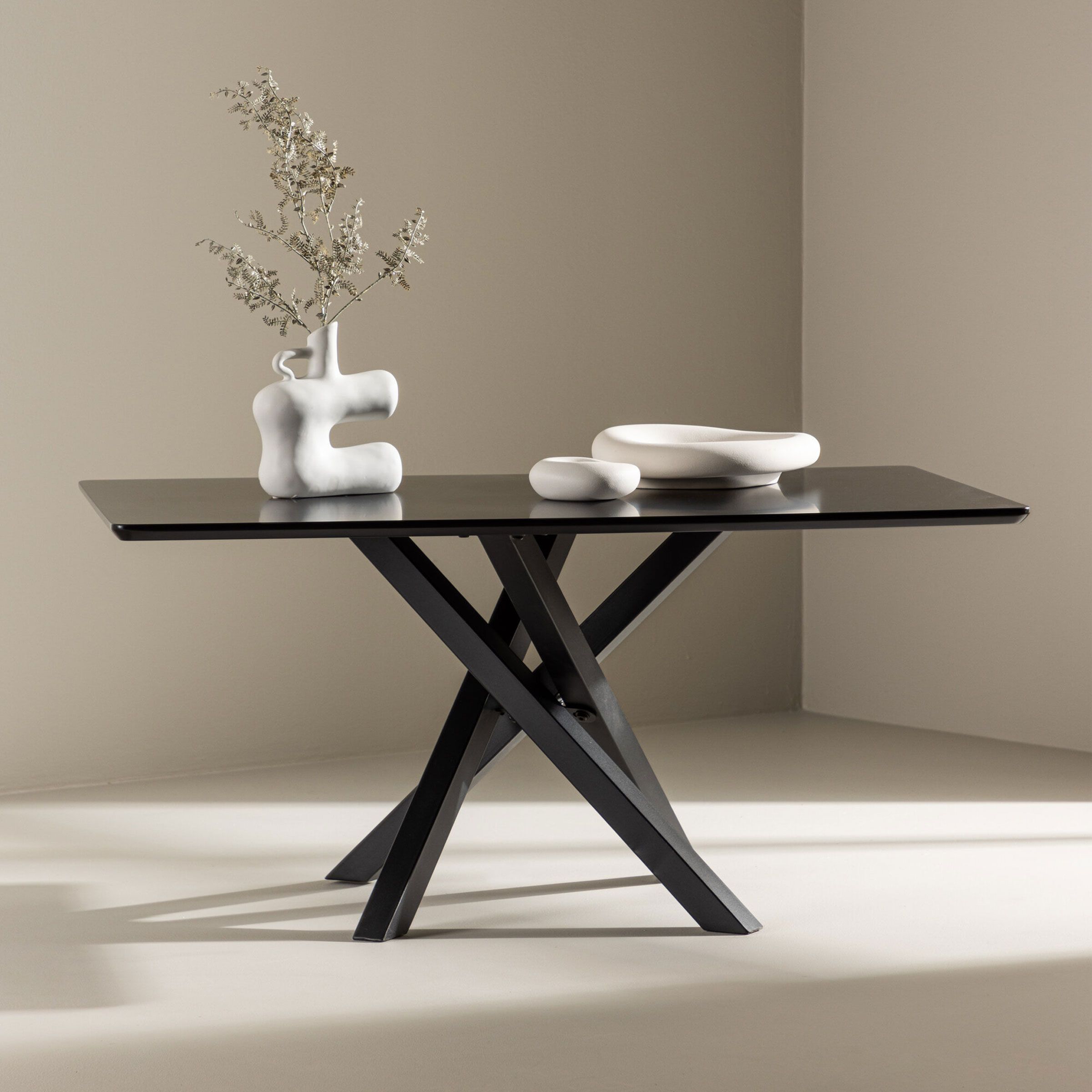 Nohr Chenell Zwarte Salontafel – Strakke Elegantie voor de Moderne Woonkamer