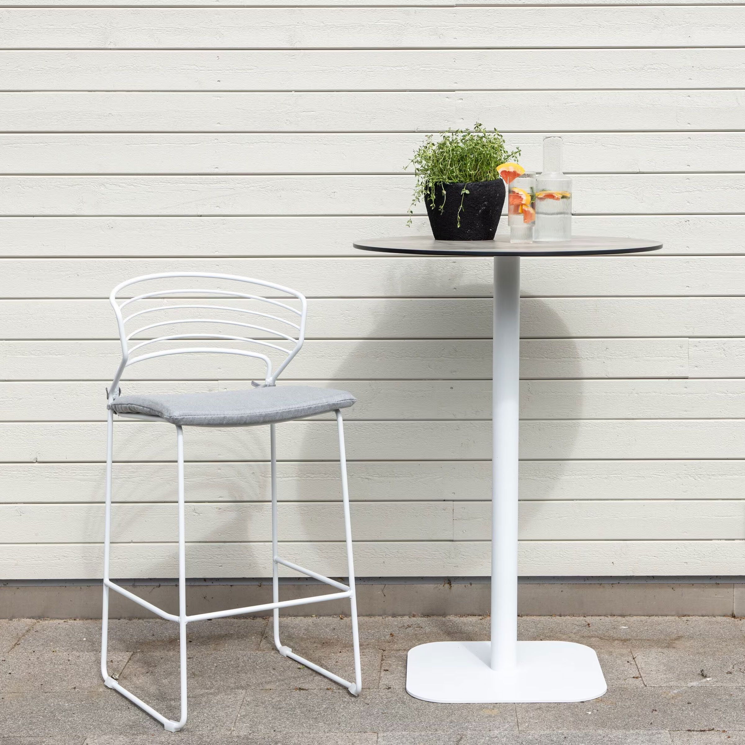Nohr Daman Ronde Bartafel 70 cm – Strak Wit Design voor Elk Interieur