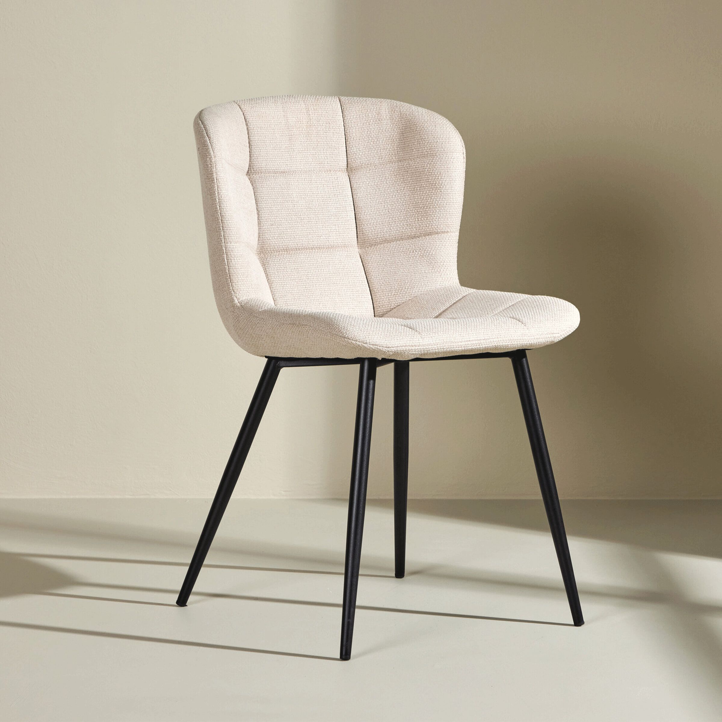 Nohr Devonne eetkamerstoel – Beige, stijlvol & comfortabel