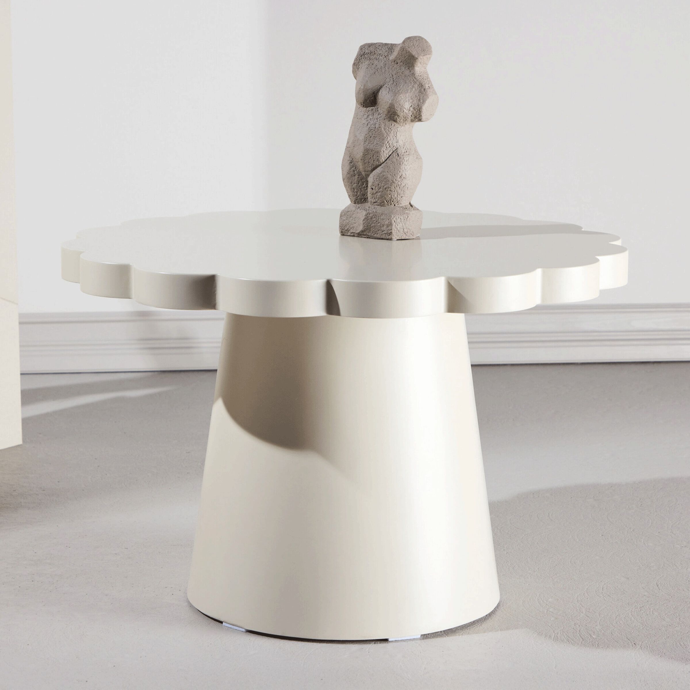 Nohr Dorie – Ronde Salontafel 70 cm in Beige, Stijlvol en Praktisch