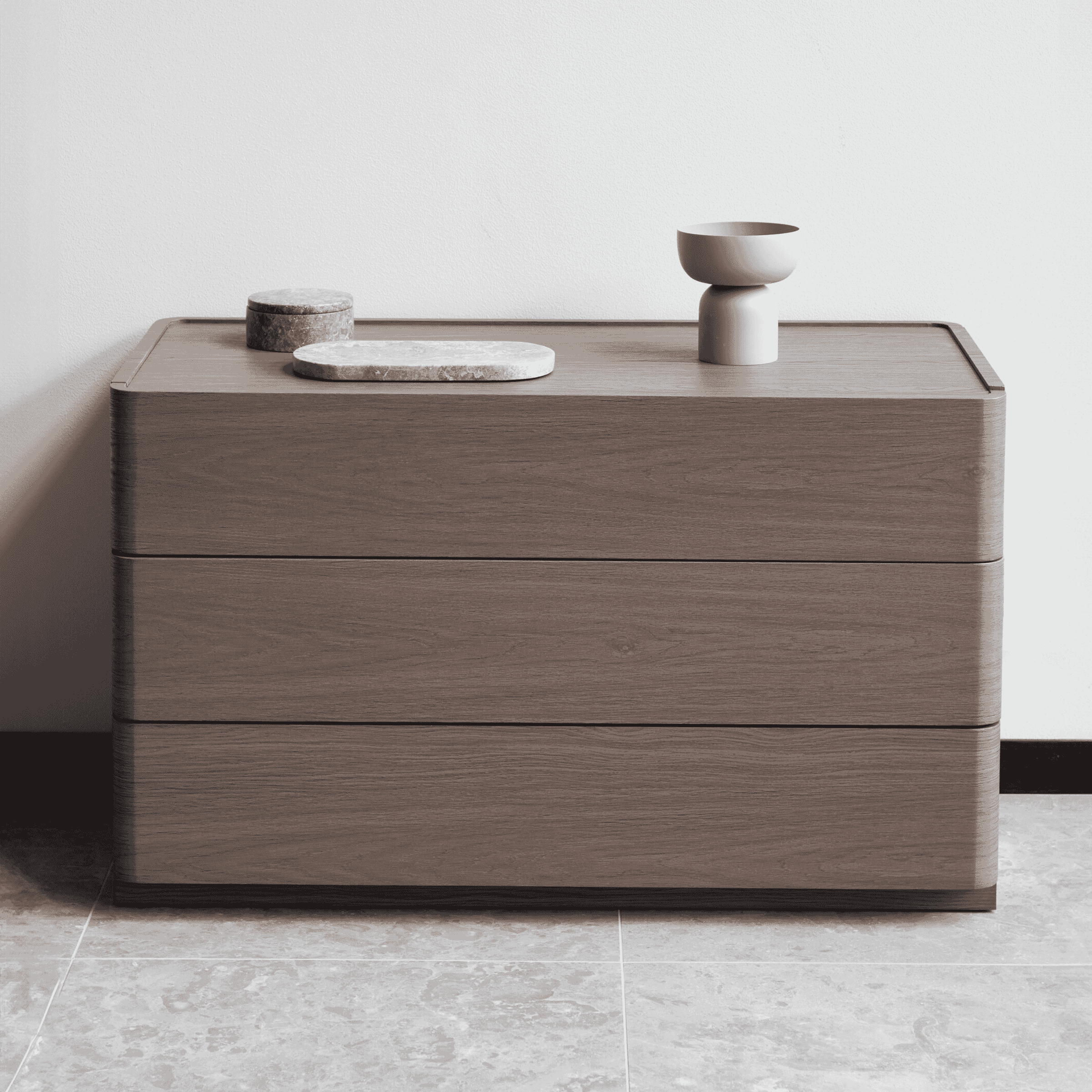 Nohr dressoir Lotte – Elegant ladekast van 100 cm in warme mocca