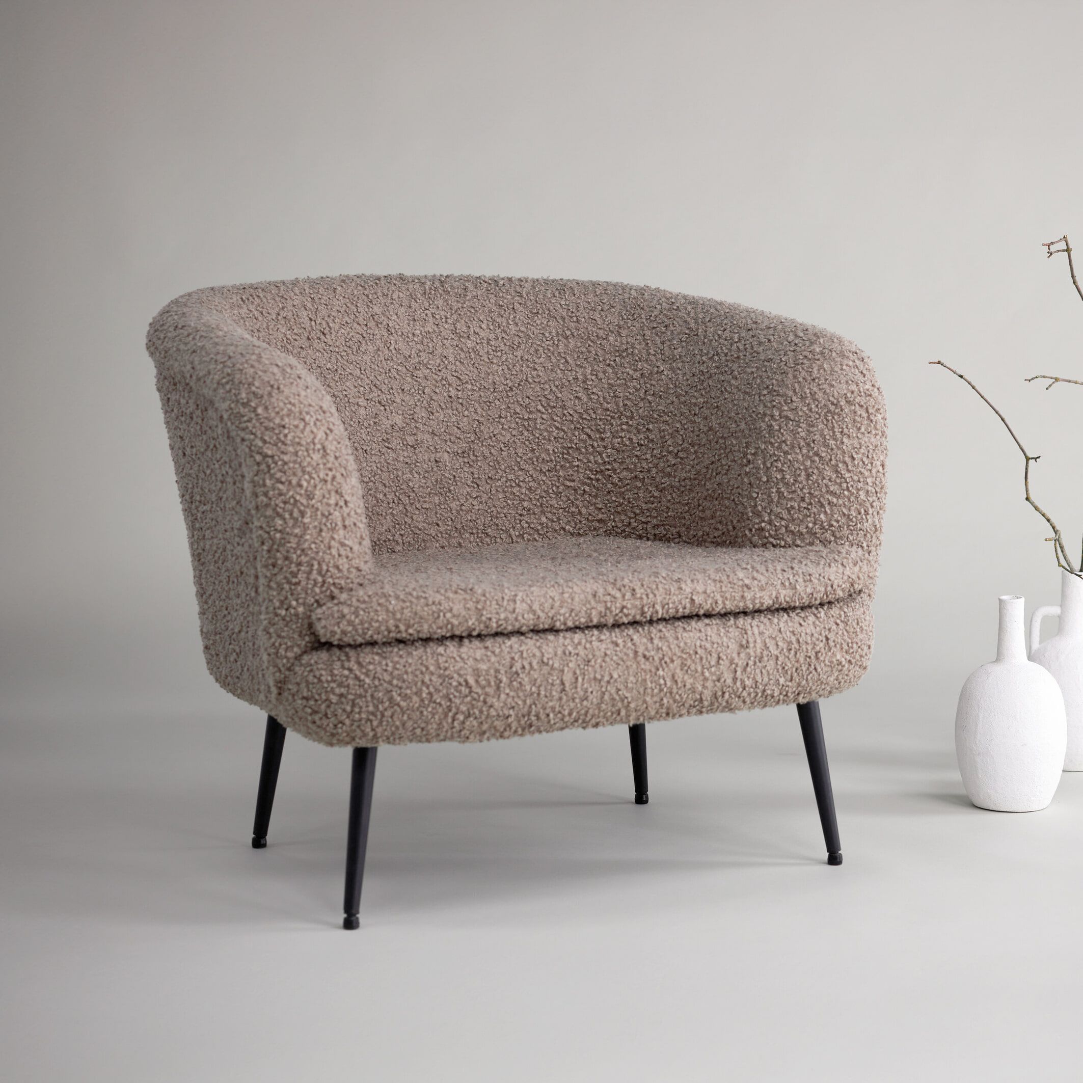 Nohr Fauteuil Aarti Teddy – Warme Beige Luxe voor Elke Leefruimte