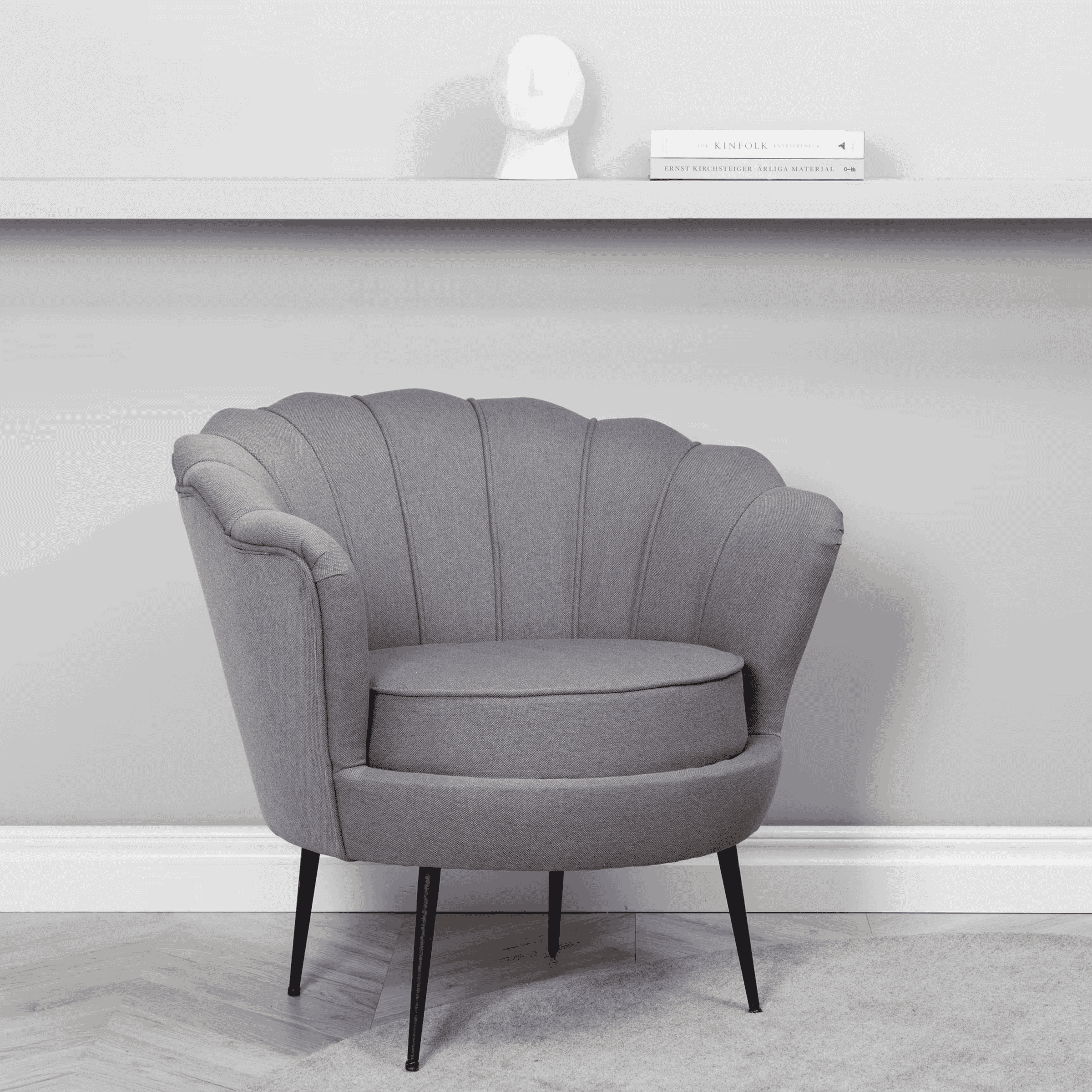 Nohr Fauteuil Yoni – Luxe Grijze Fauteuil voor Moderne Woonkamers