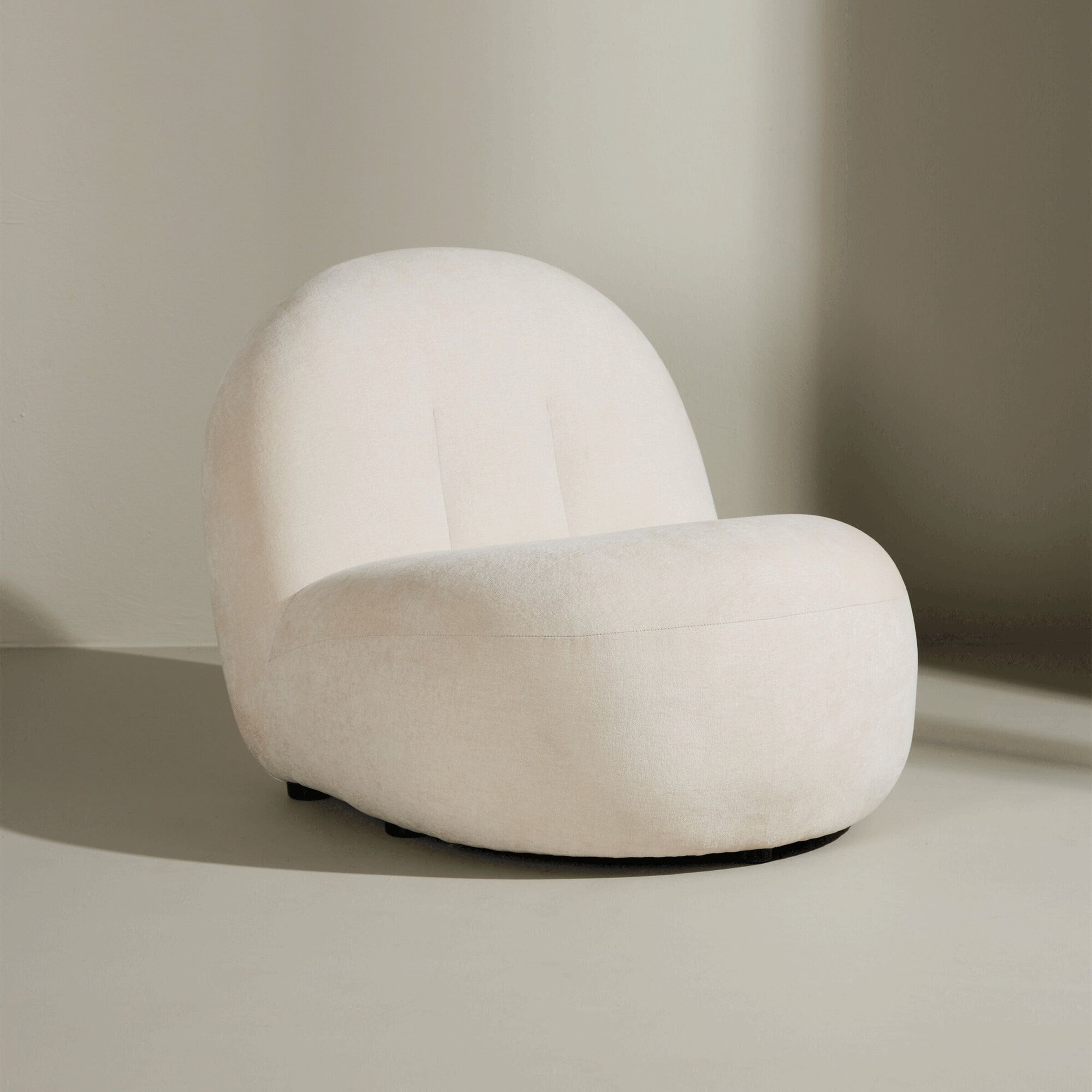 Nohr Hadiyah Fauteuil – Lichte Linnenlook in Beige