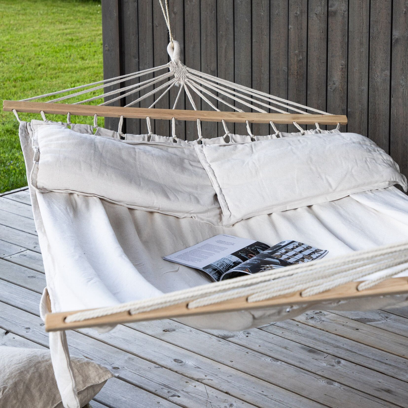 Nohr Hangmat Miasia 2‑persoons – Luxe witte hangmat voor elk hoekje