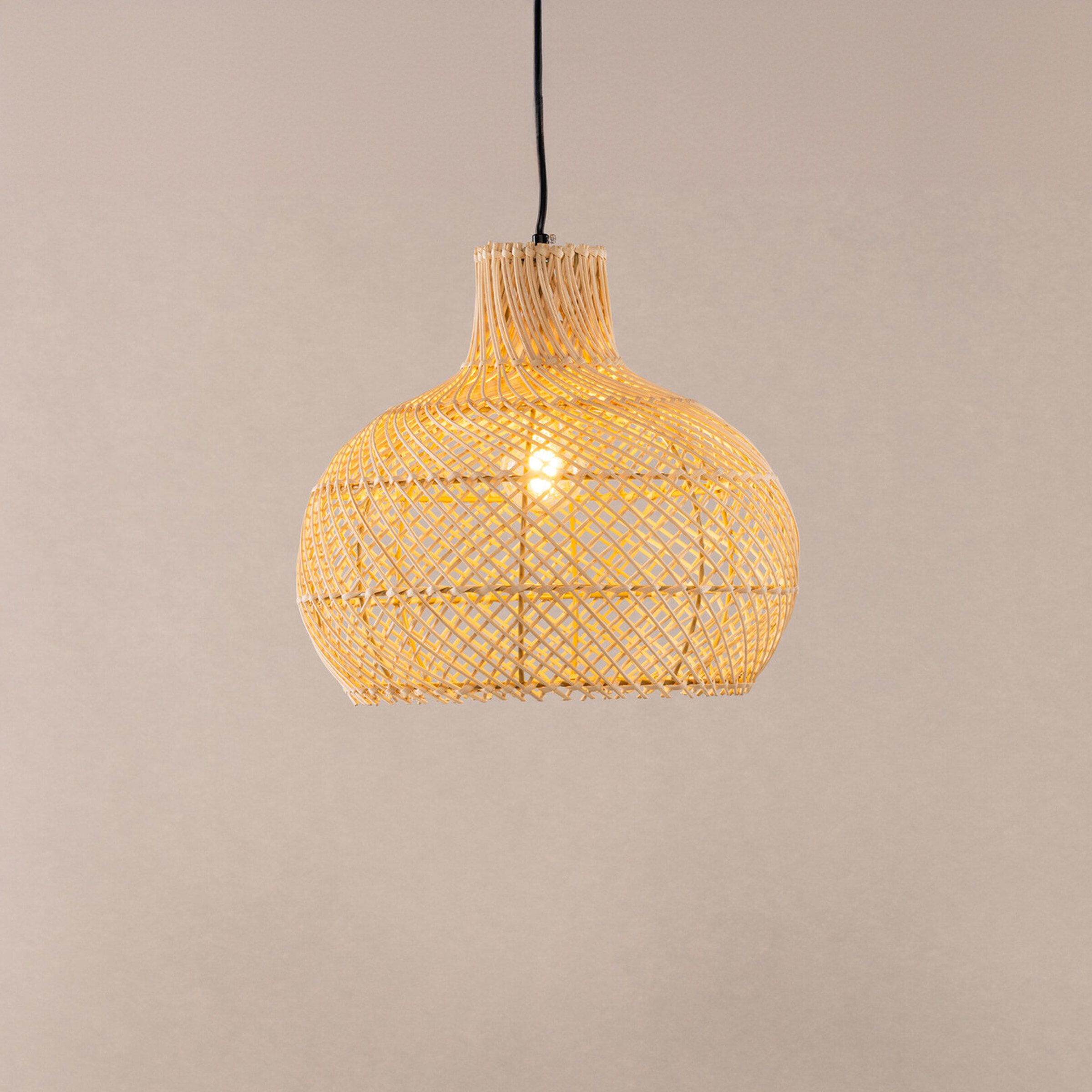 Nohr Imad Rattan Hanglamp – Natuurlijke sfeer in 35 cm