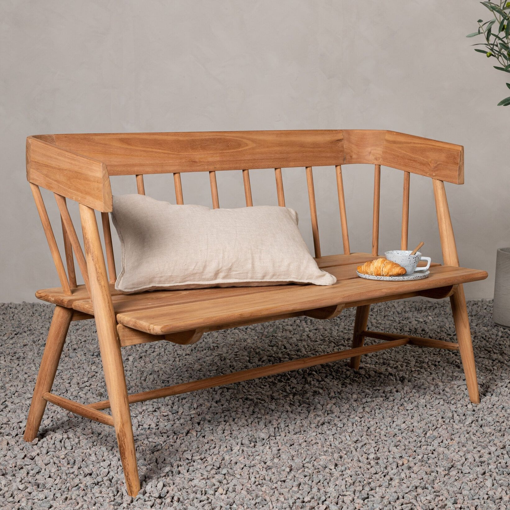 Nohr Jasmen Teakhouten Tuinbank – Comfort en Stijl voor uw Balkon