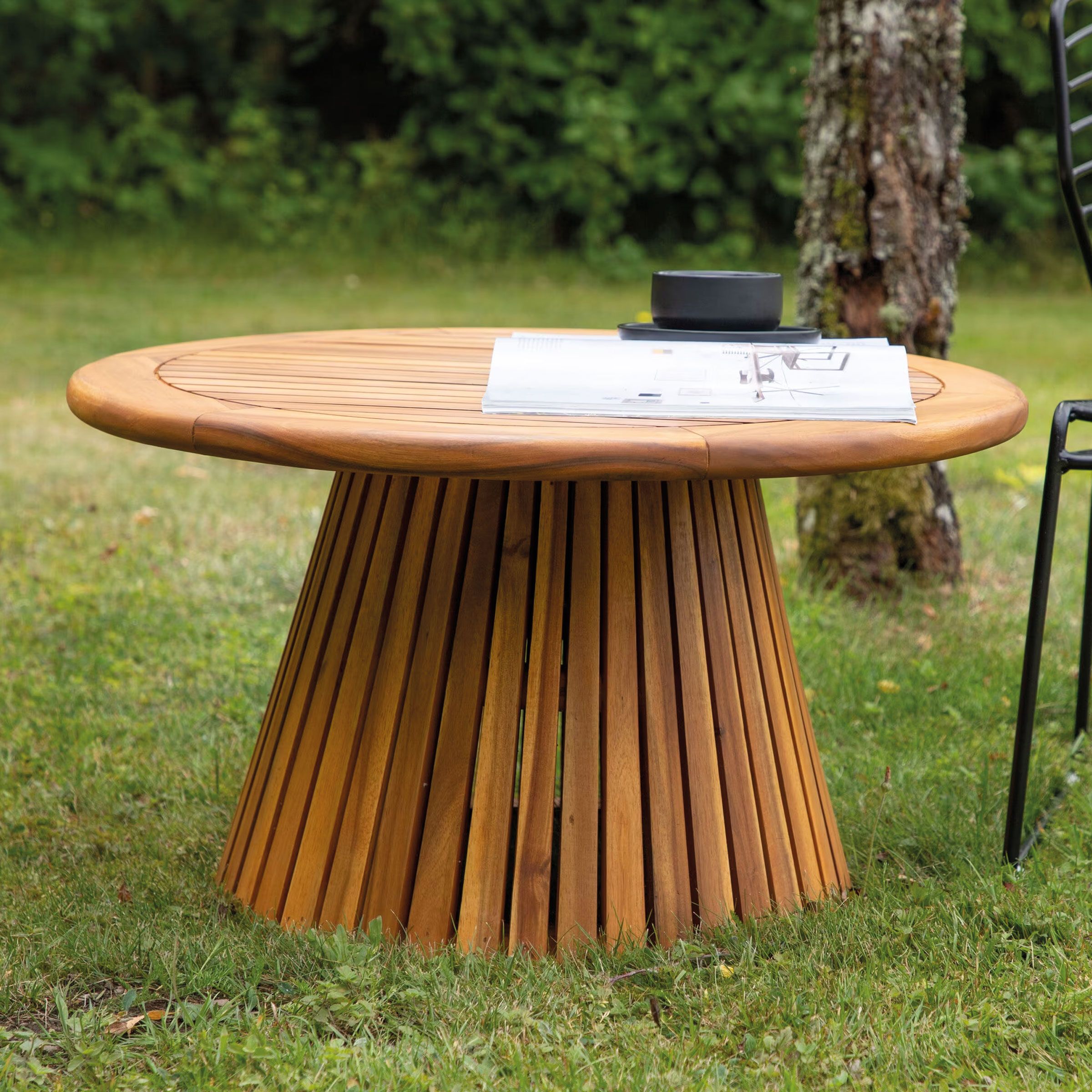 Nohr Lanay Ronde Loungetafel – Natuurlijke Elegantie voor je Terras