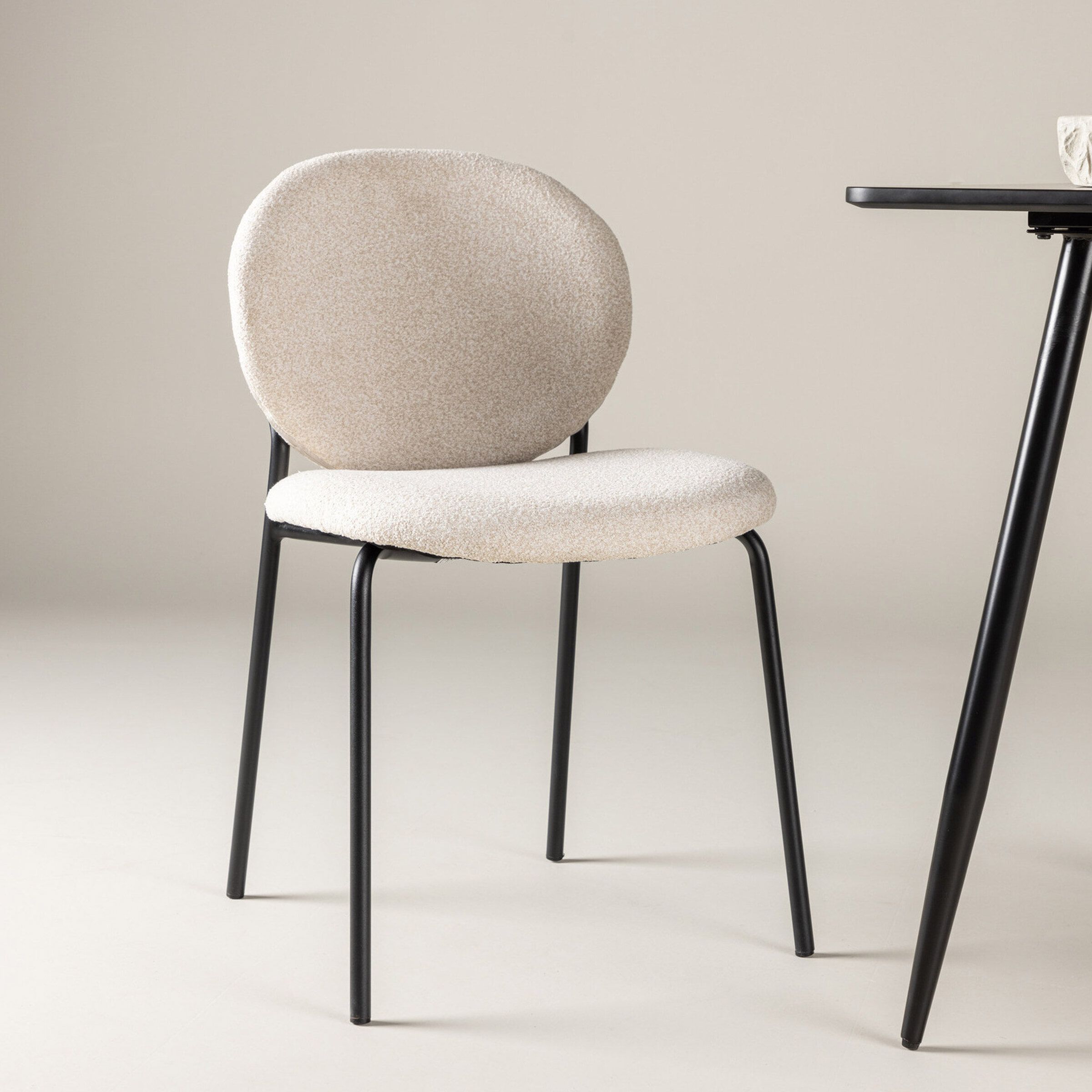 Nohr Marguita Eetkamerstoel – Tijdloze Beige Elegantie voor elke Keuken