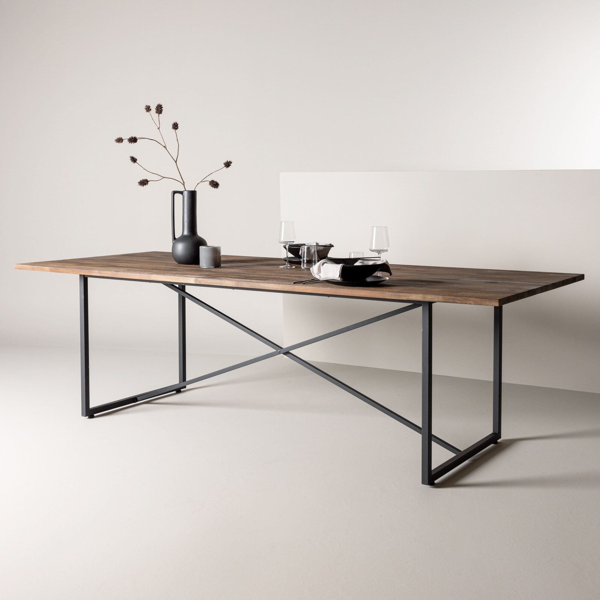 Nohr Nathania eettafel – warme Scandinavische elegantie in teakhout