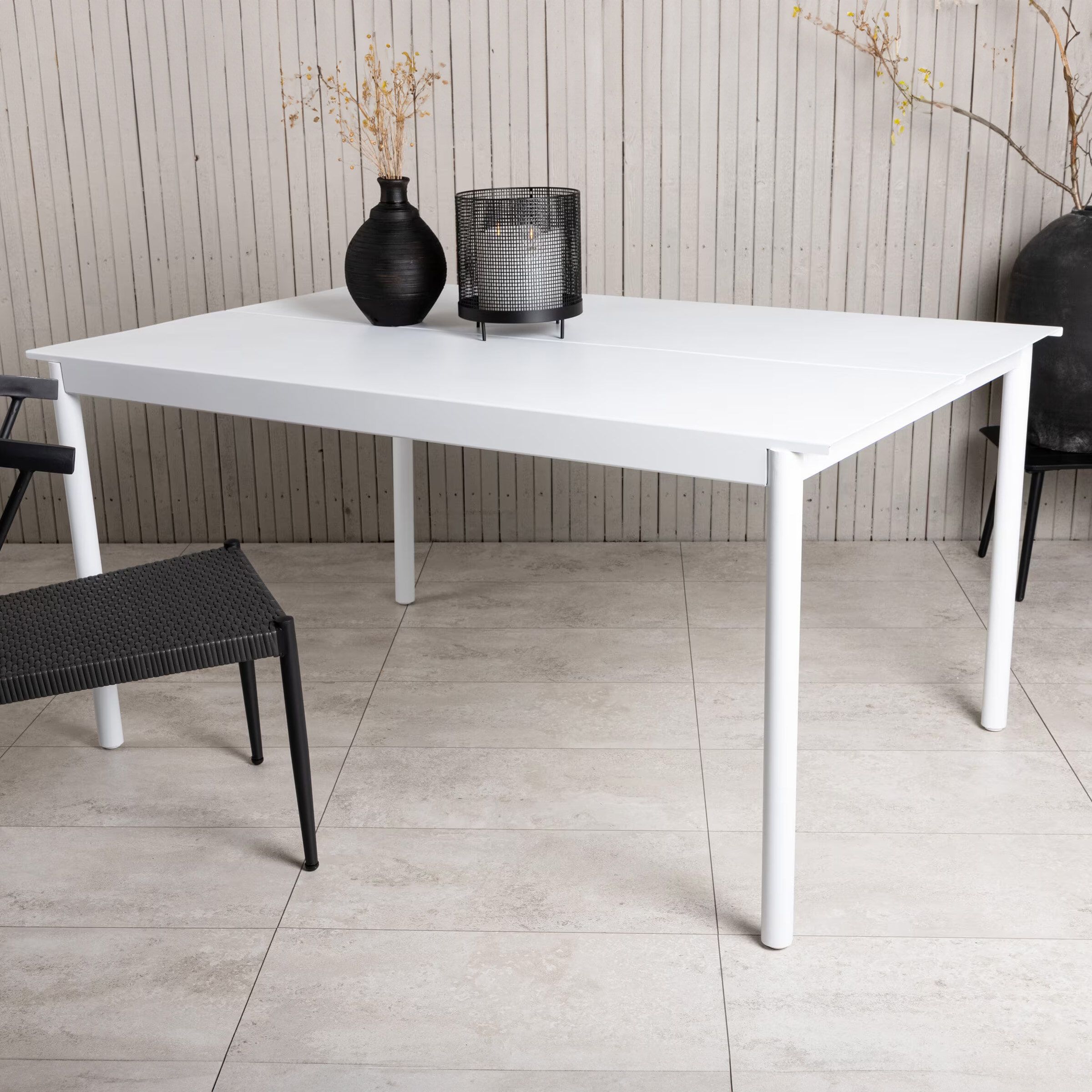 Nohr Noelani Tuintafel – Strakke Witte Eettafel voor Buiten