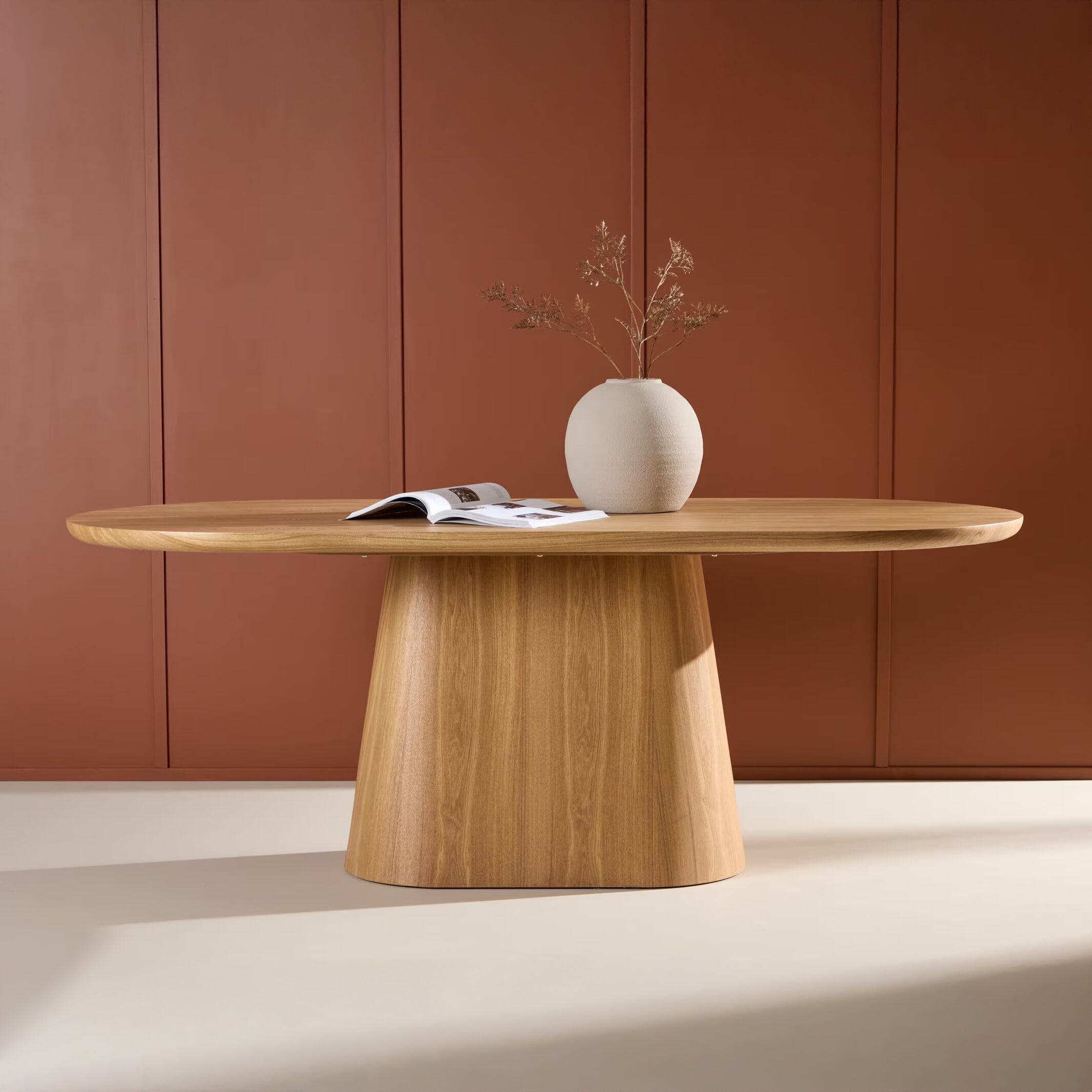 Nohr Phong Ovale Eettafel – Natuurlijke Warmte voor 200 × 90 cm
