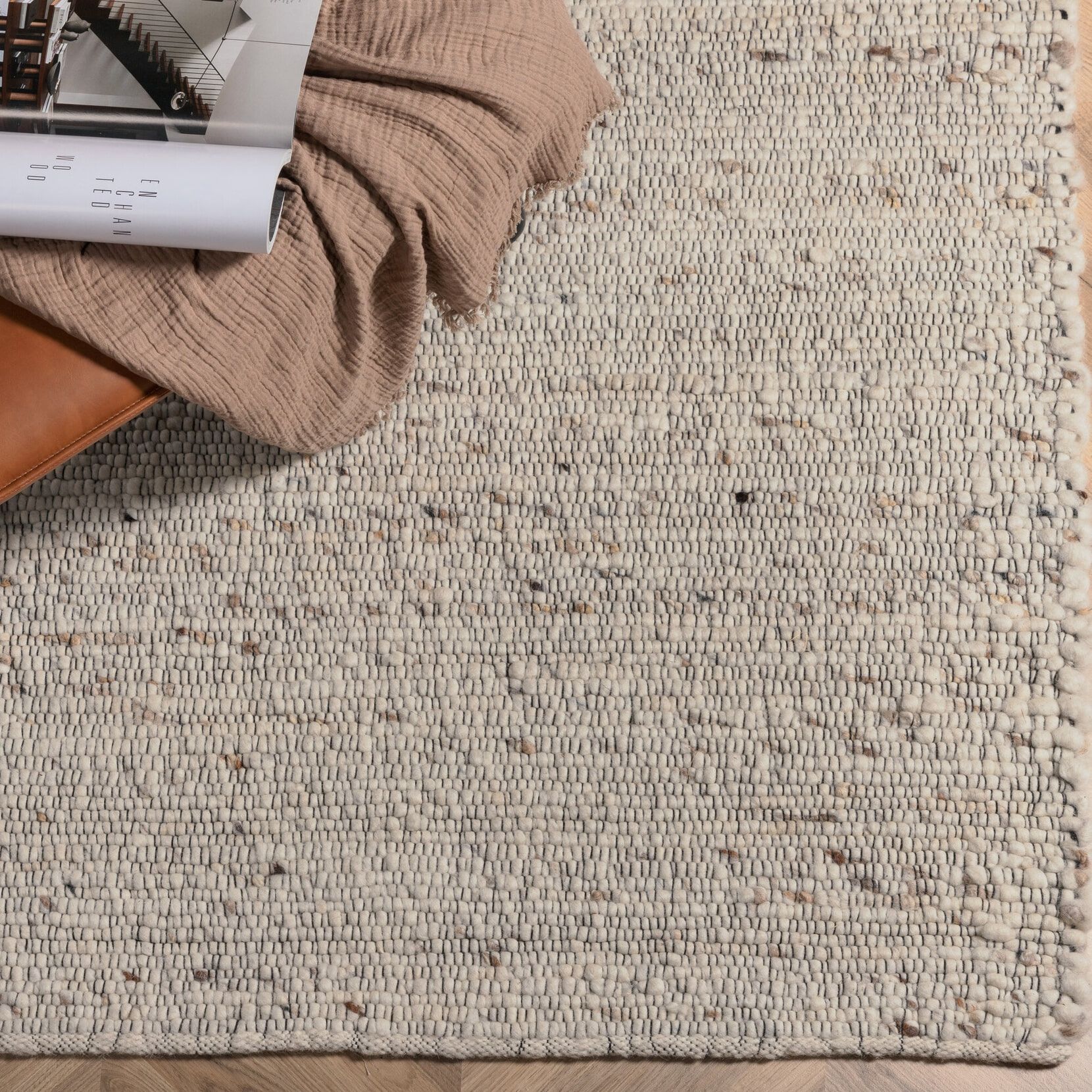 Nohr Quintell Wol Vloerkleed – Luxe Beige 200 × 300 cm