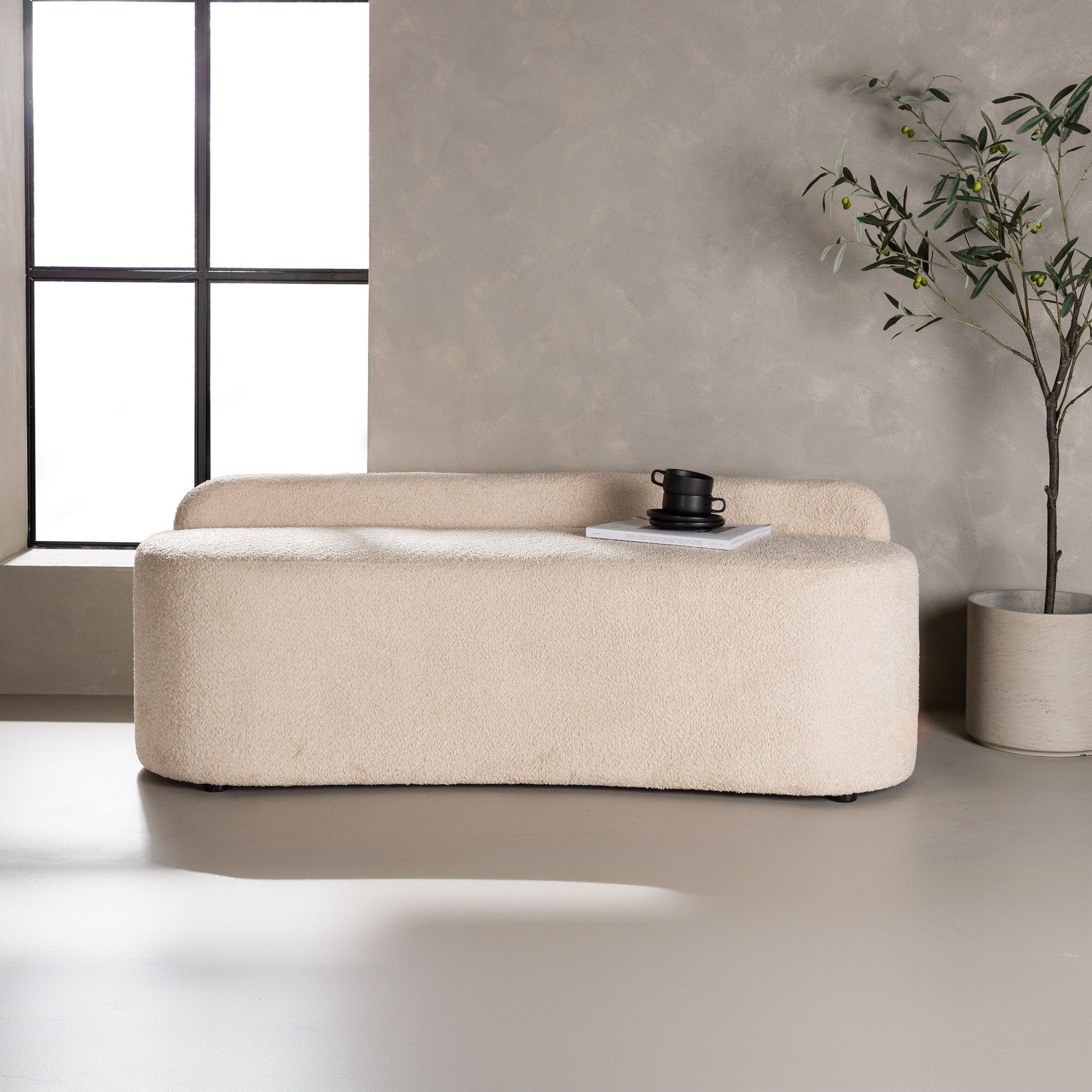 Nohr Randle Eetkamerbank in Wit – Comfort & Design voor de Eethoek