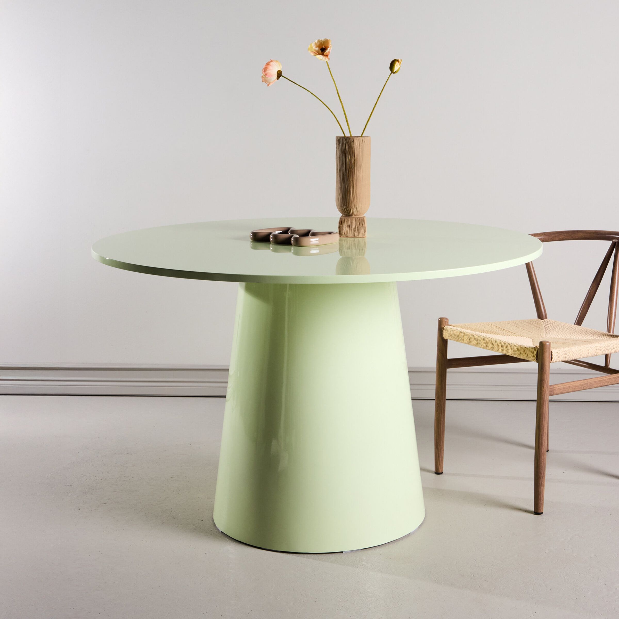 Nohr Ronde Eettafel Mikeisha 120 cm – Trendy Matcha Groen