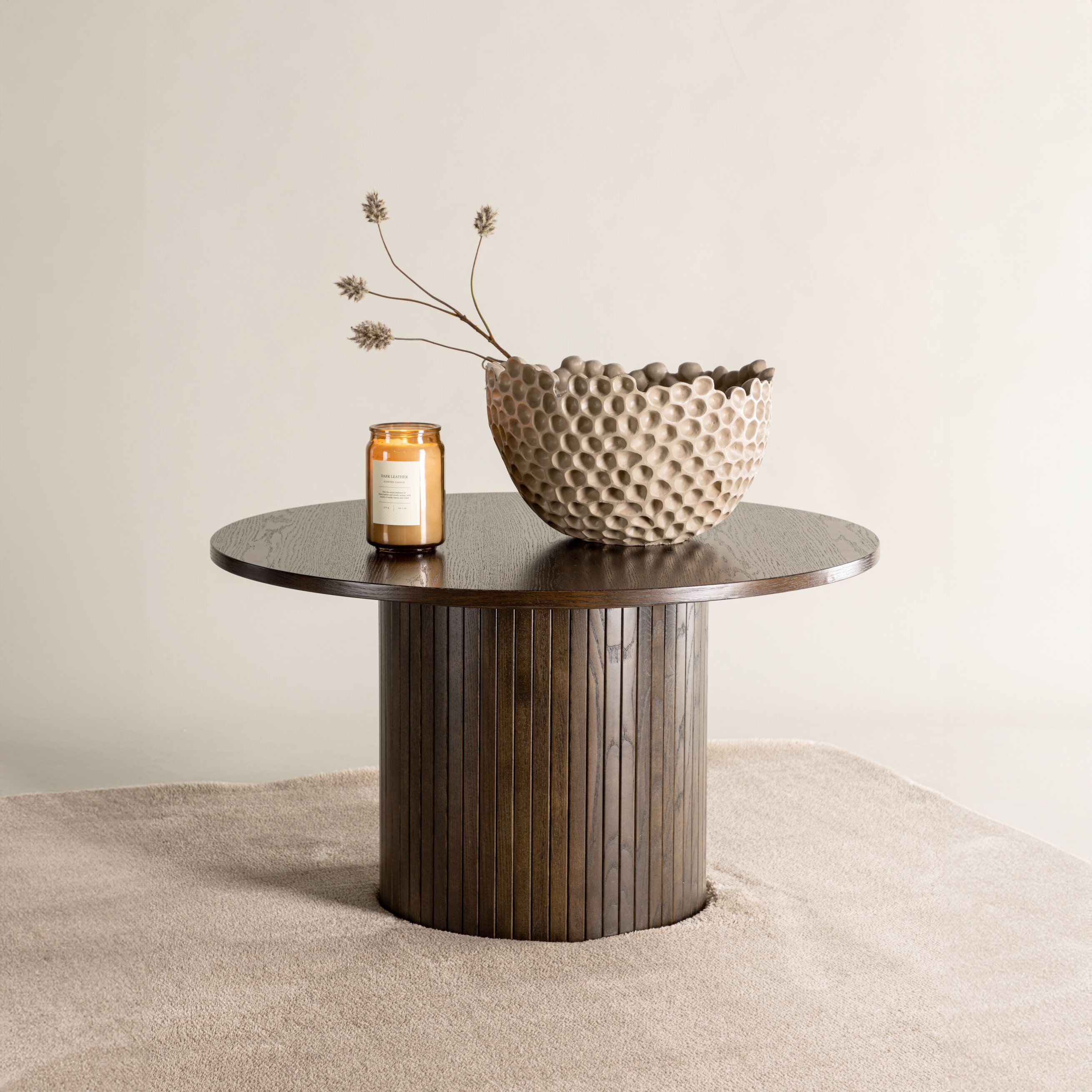 Nohr Ronde Salontafel Fionna 80 cm – Mokka