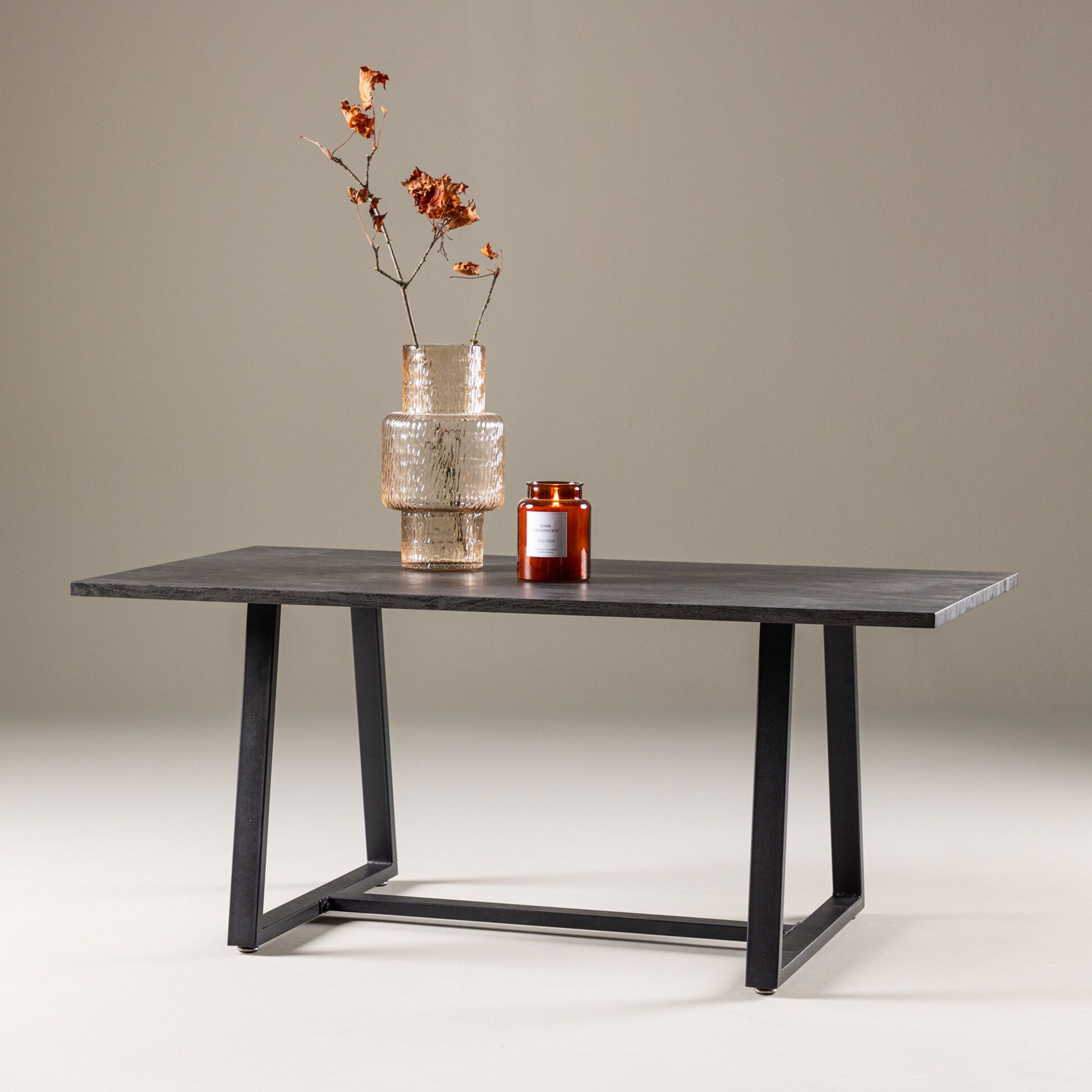 Nohr Salontafel Keriann – Moderne Zwarte Tafel 110 × 60 cm