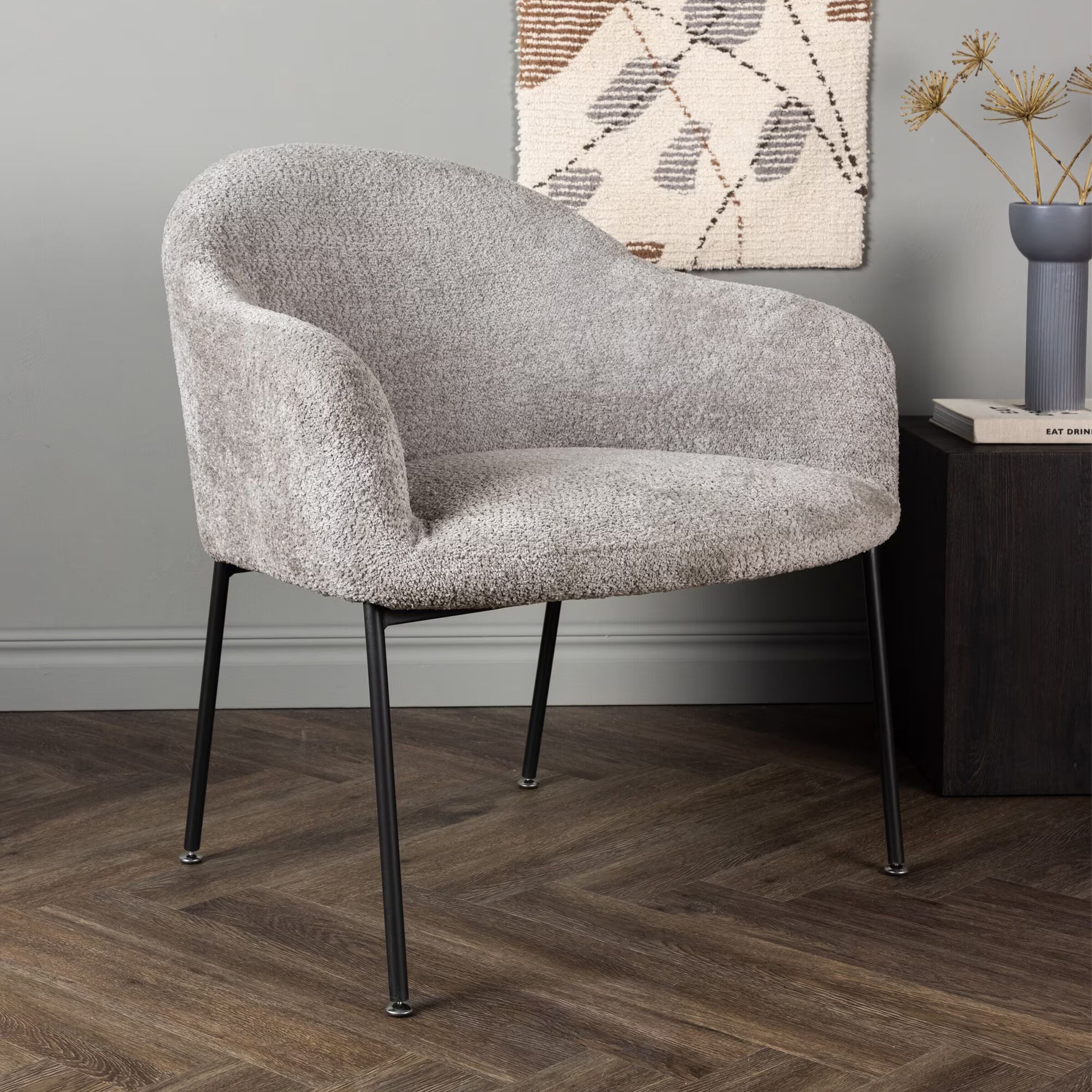 Nohr Sharise Fauteuil in Lichtgrijs – Modern Comfort voor jouw Woonkamer