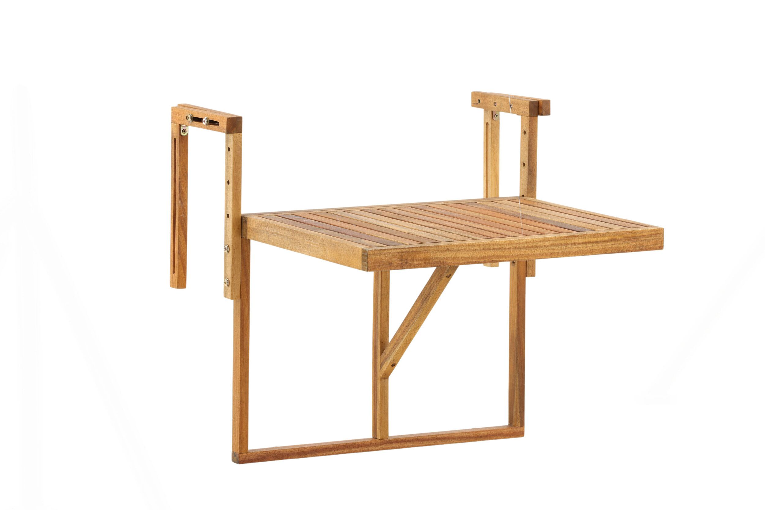 Nohr Tenia Balkon‑hangtafel – Compacte acaciahout voor elk balkon