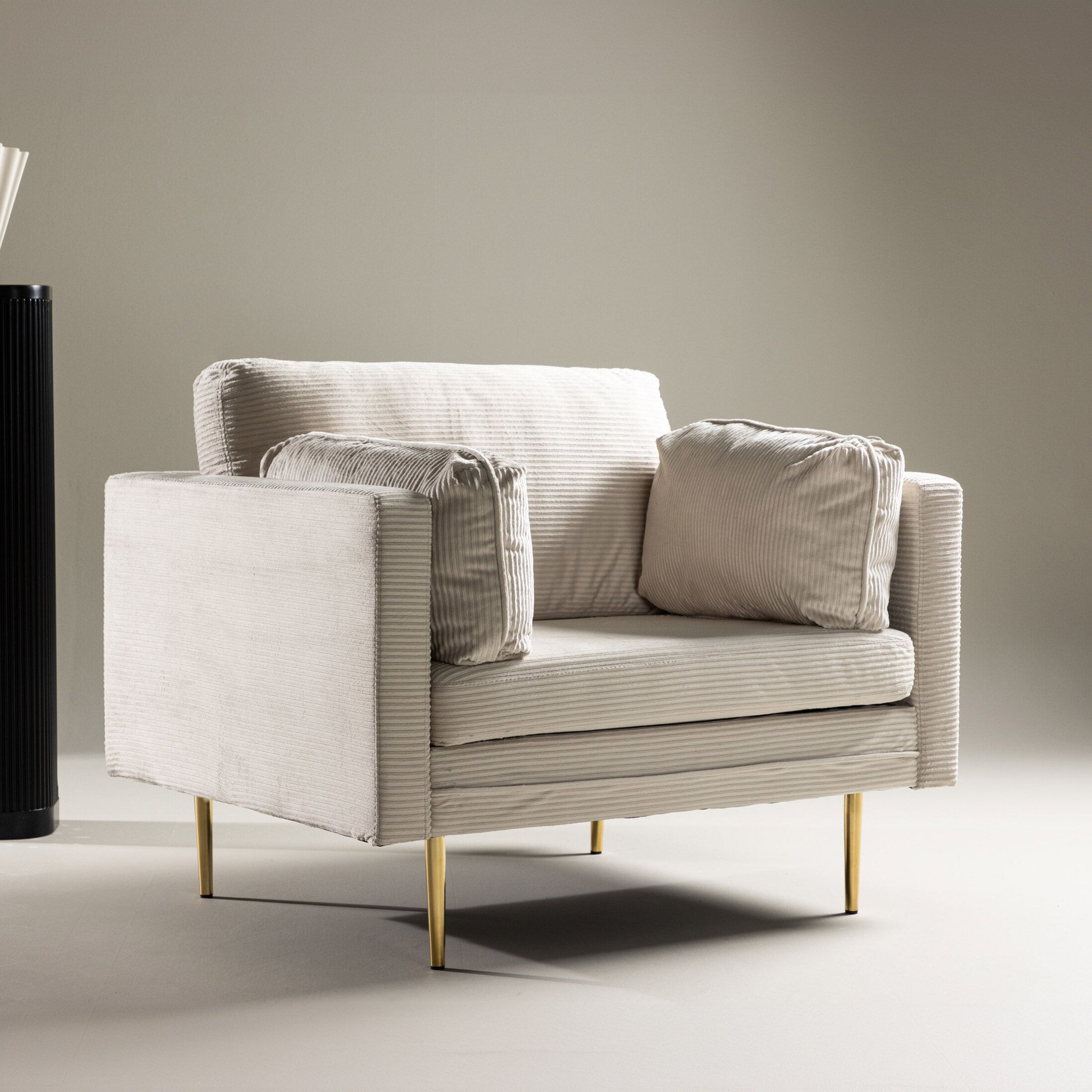 Nohr Tylan Rib Fauteuil – Lichtgrijs: een moderne klassieker voor jouw woonkamer