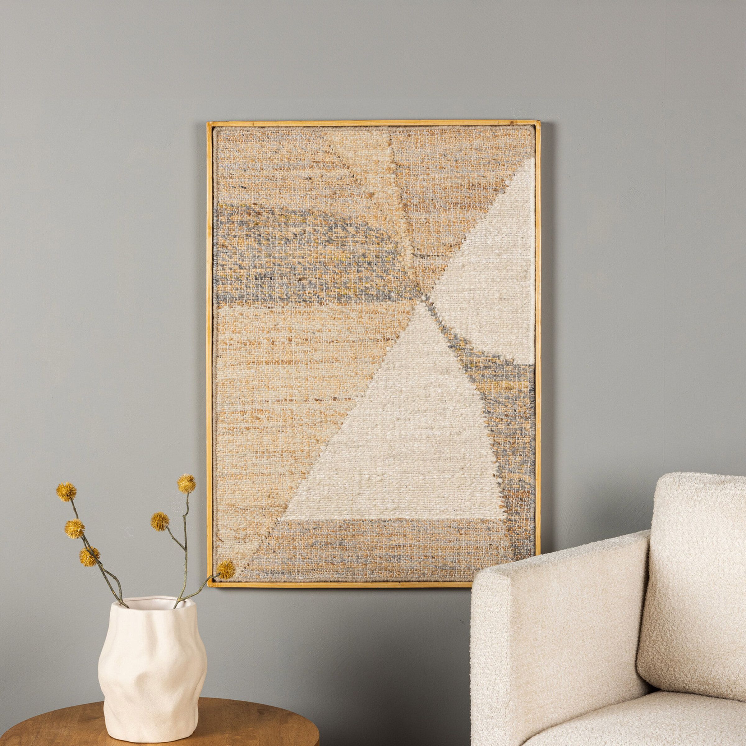 Nohr Wandpaneel Lanette 100 × 70 cm – Beige, een warme touch voor elke muur