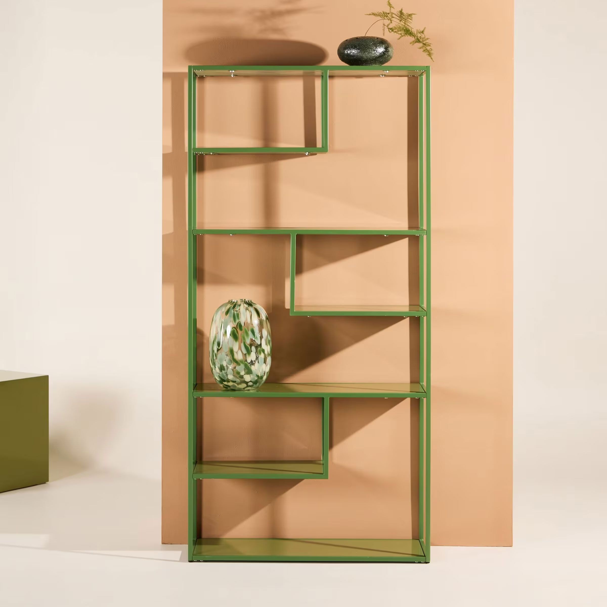 Nohr Wandrek Keonte – Modern groen wandrek (164 × 80 cm)