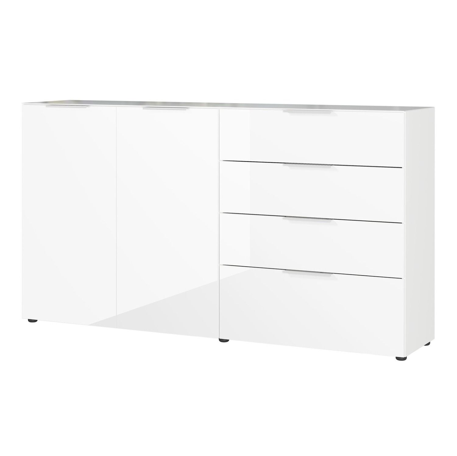 Oakland Dressoir 184 cm – stijlvol, wit opbergmeubel