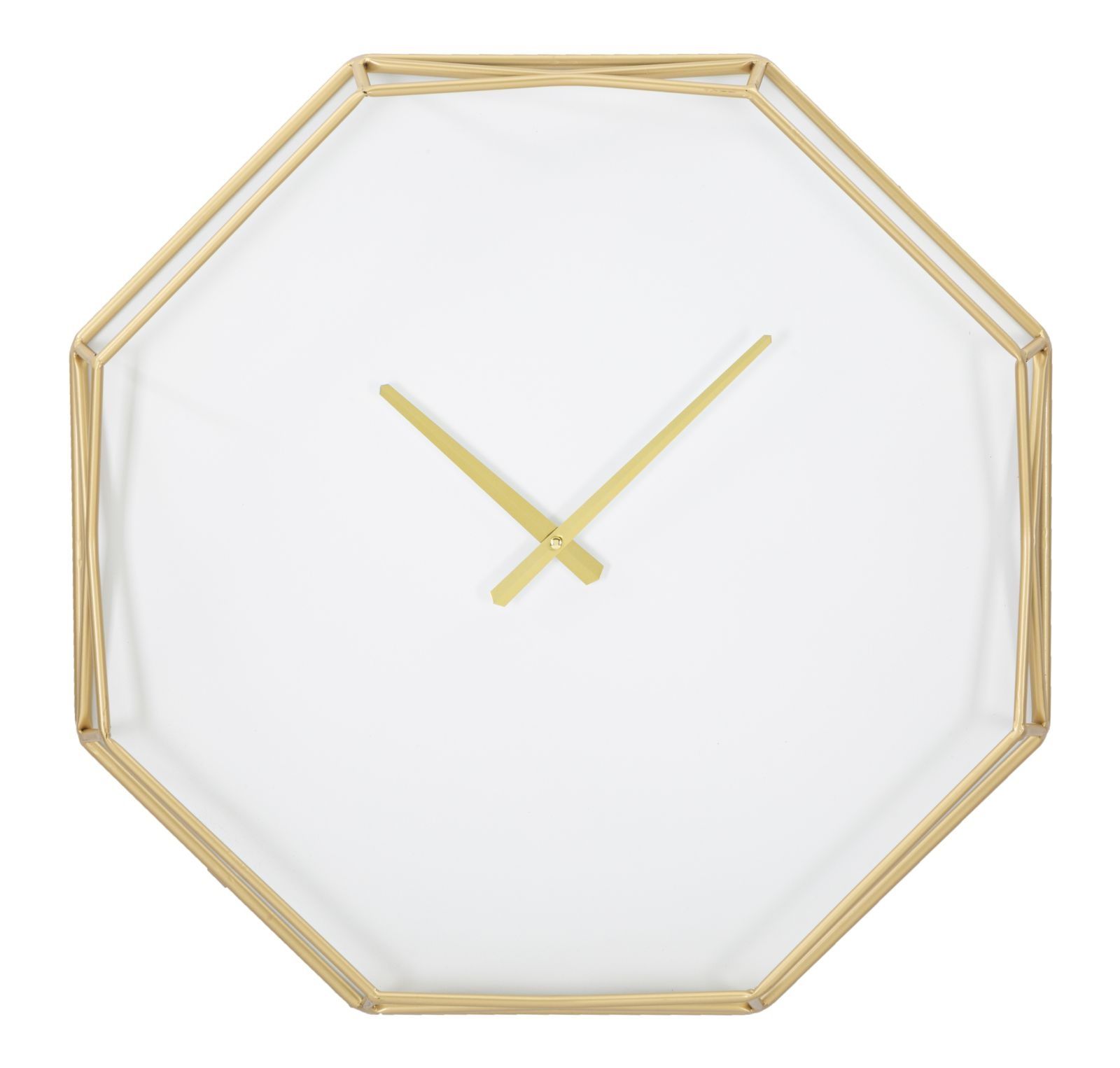 Octaaf Wandklok Goudkleurig 56 cm – Elegante Tijdsaanduiding van Mauro Ferretti