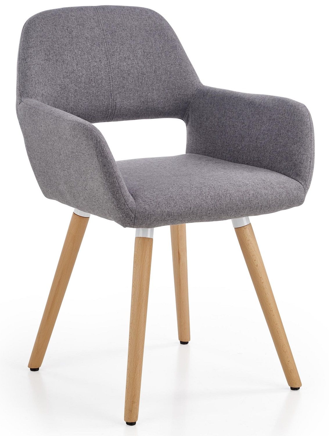 Omar eetkamerstoel in stijlvol grijs – Comfort en design voor elke eettafel